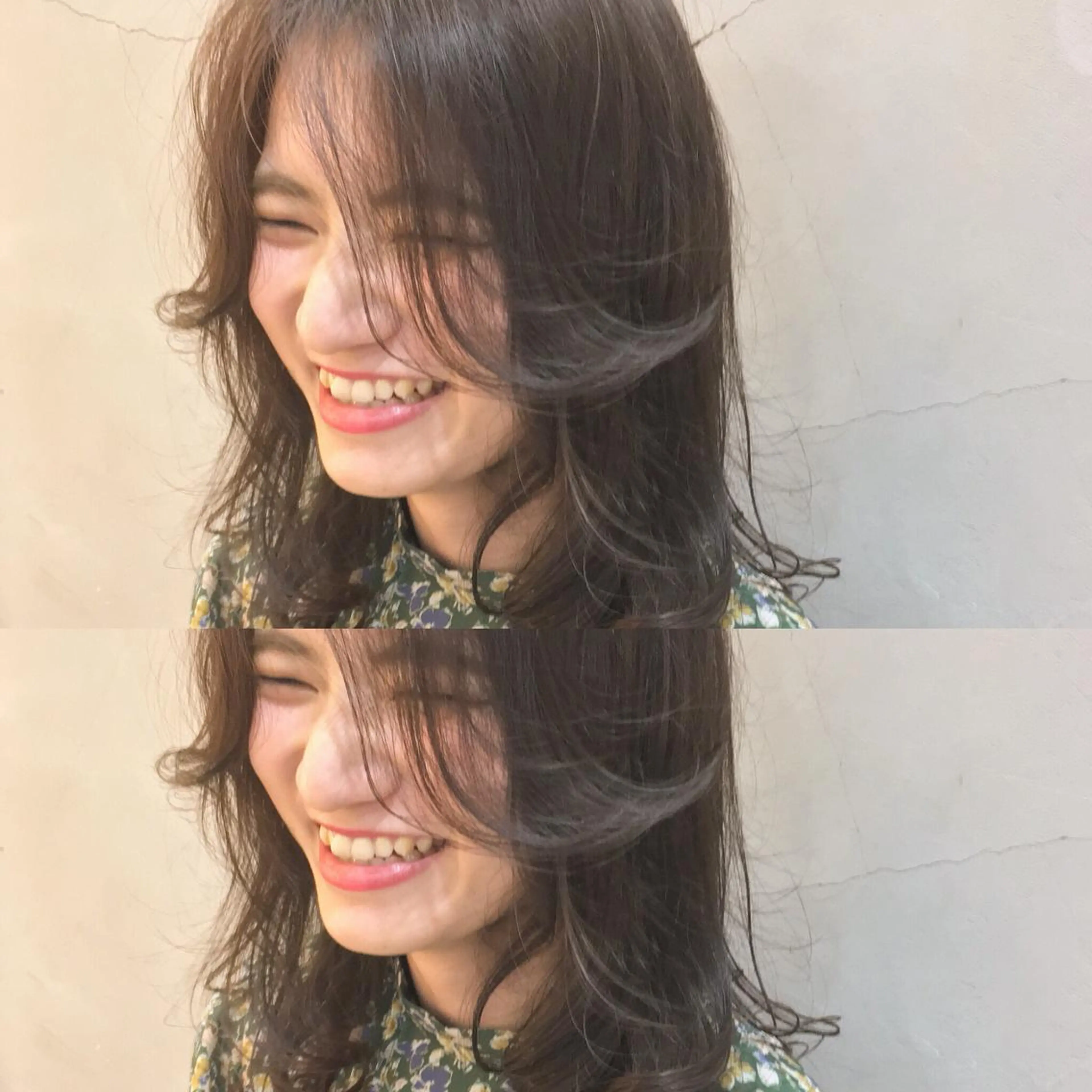 ミディアム 金子 歩実のヘアスタイル