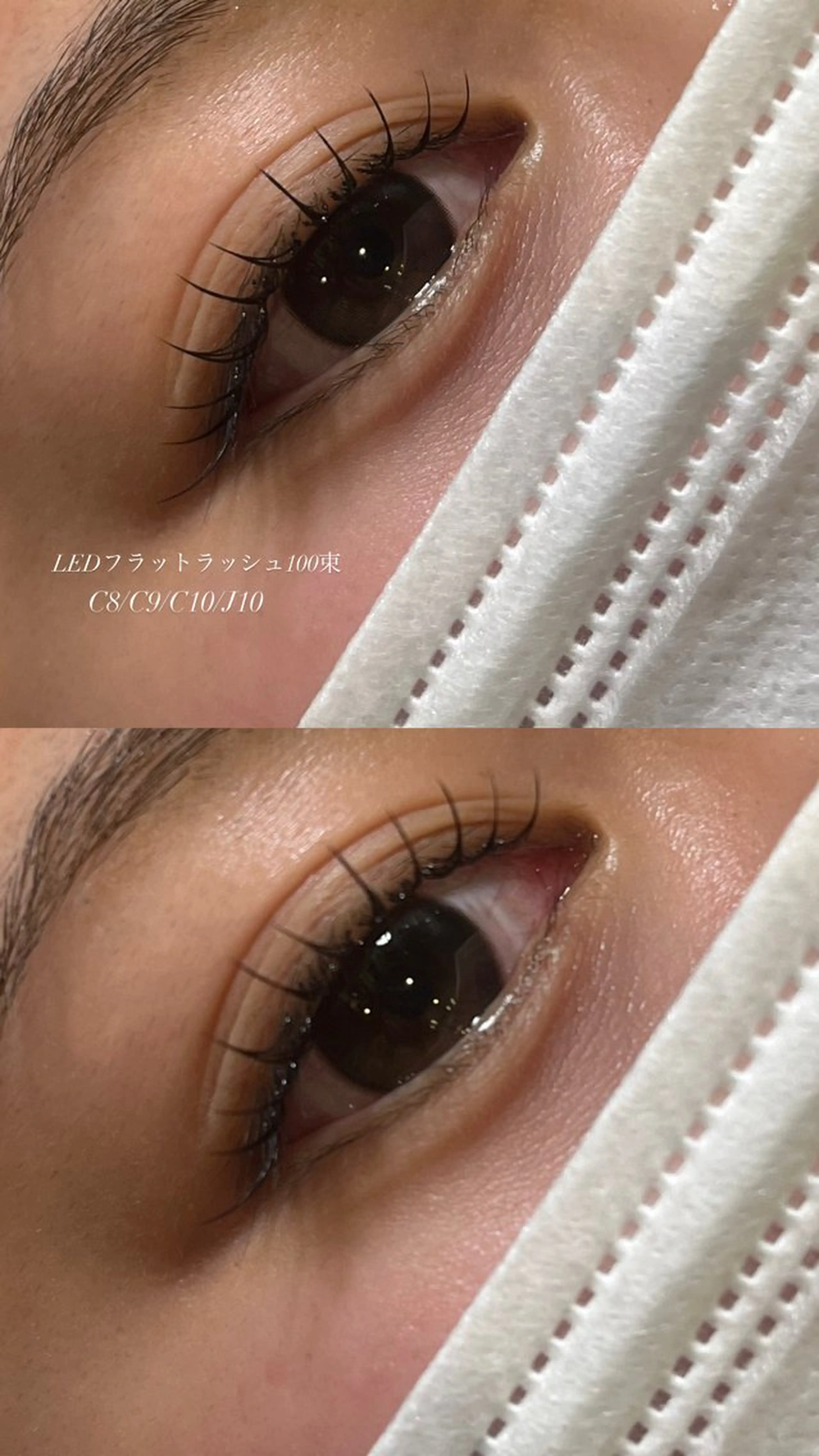マツエク・マツパ フラットラッシュ omiisalon 守山店:kiyokaのマツエク・マツパデザイン