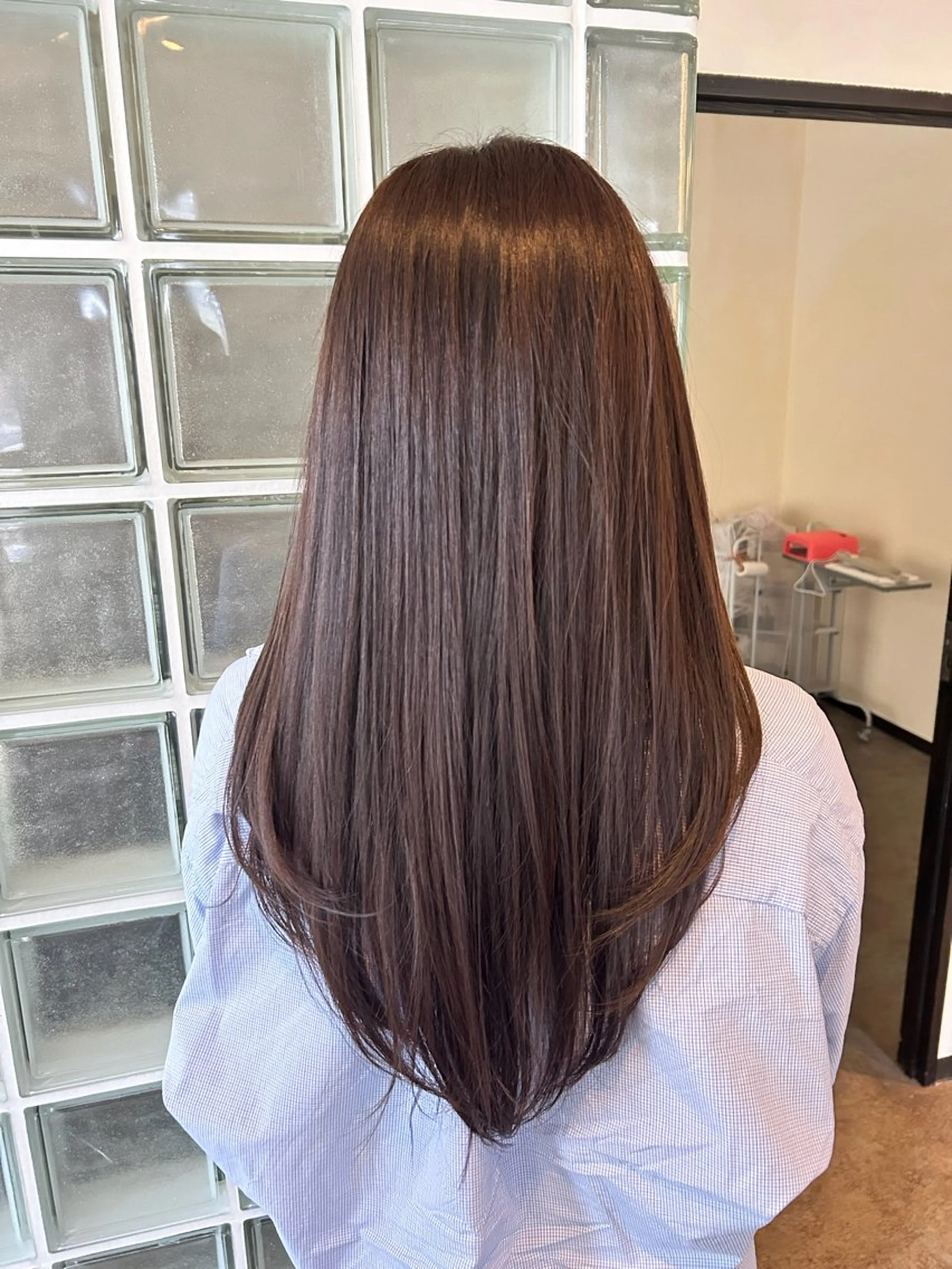 ロング カラー 髪質改善 トリートメント カット 小林 美南のヘアスタイル