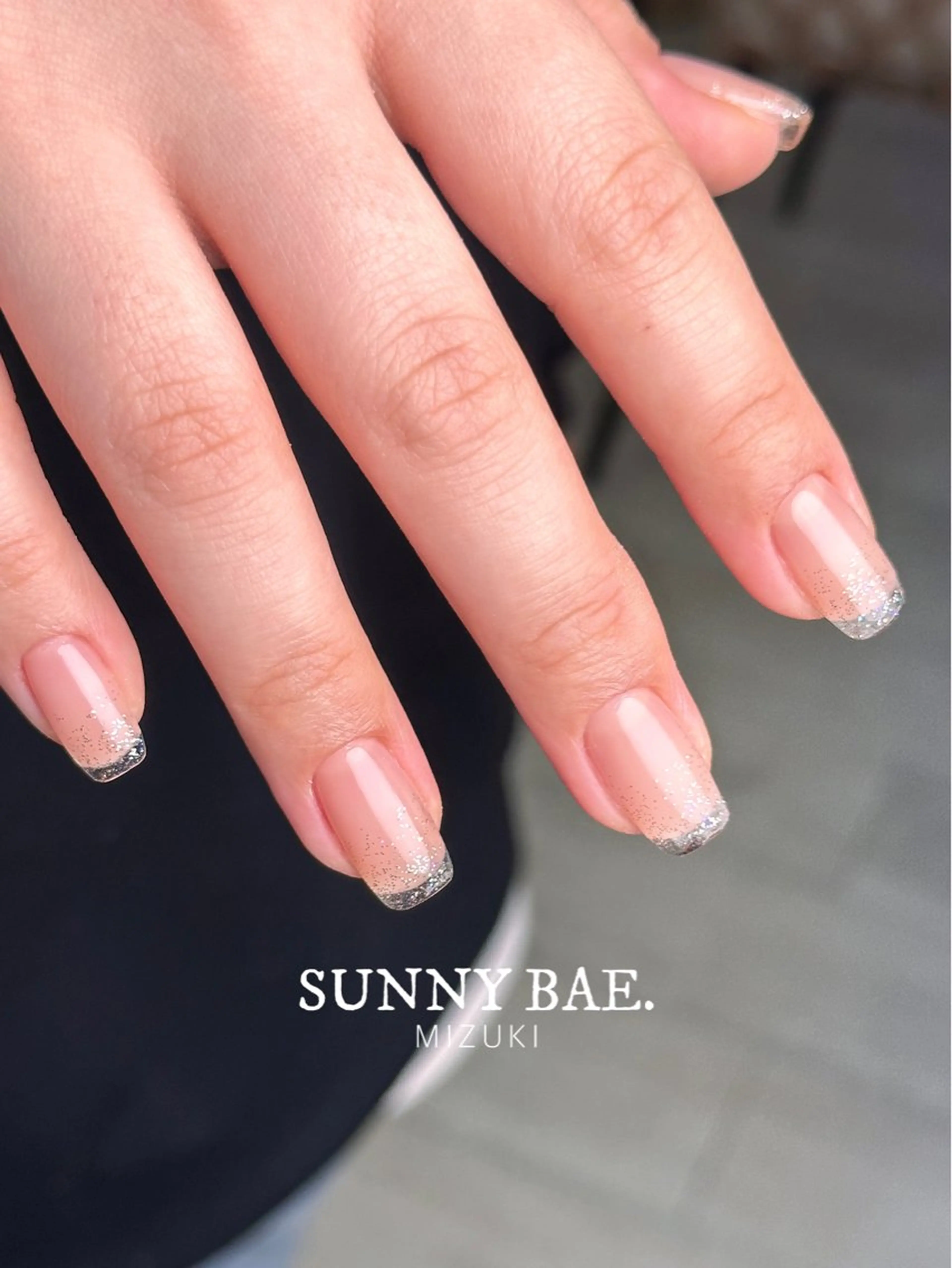 ネイル クリアネイル フレンチネイル 🕊 MIZUKIのネイルデザイン