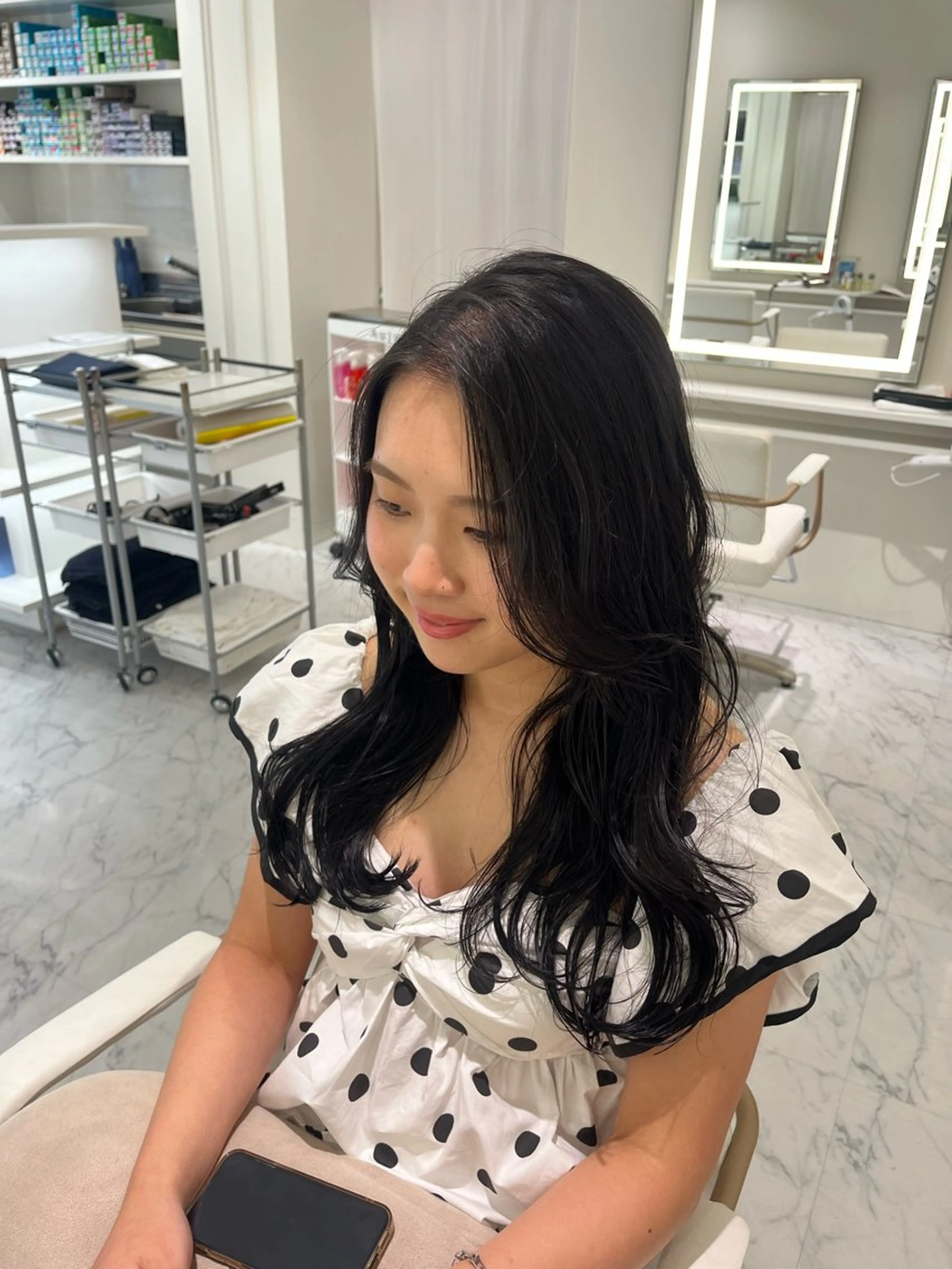 ロング ParveMix /石田 佳澄🩶のヘアスタイル