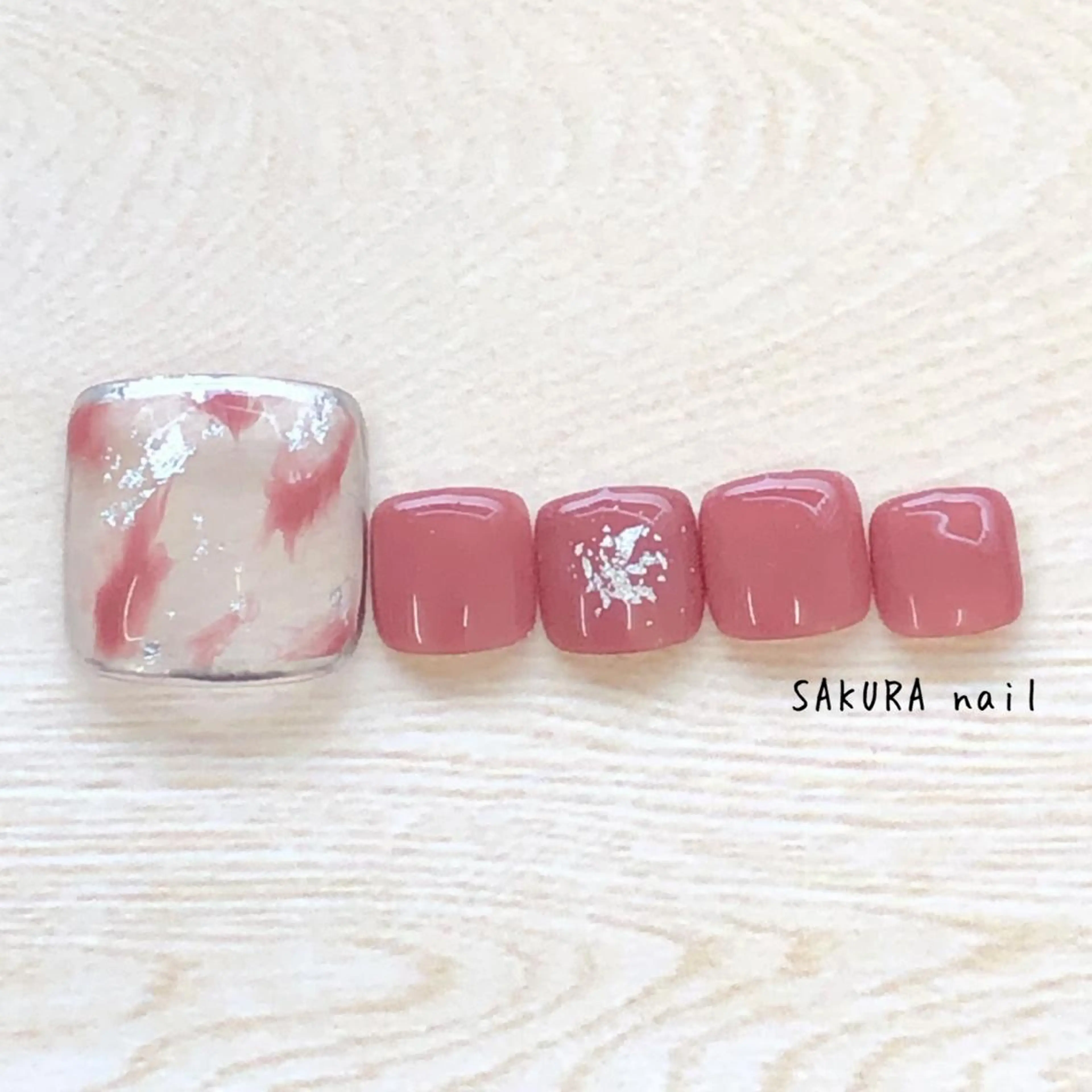 ネイル フットネイル SAKURA nailのネイルデザイン