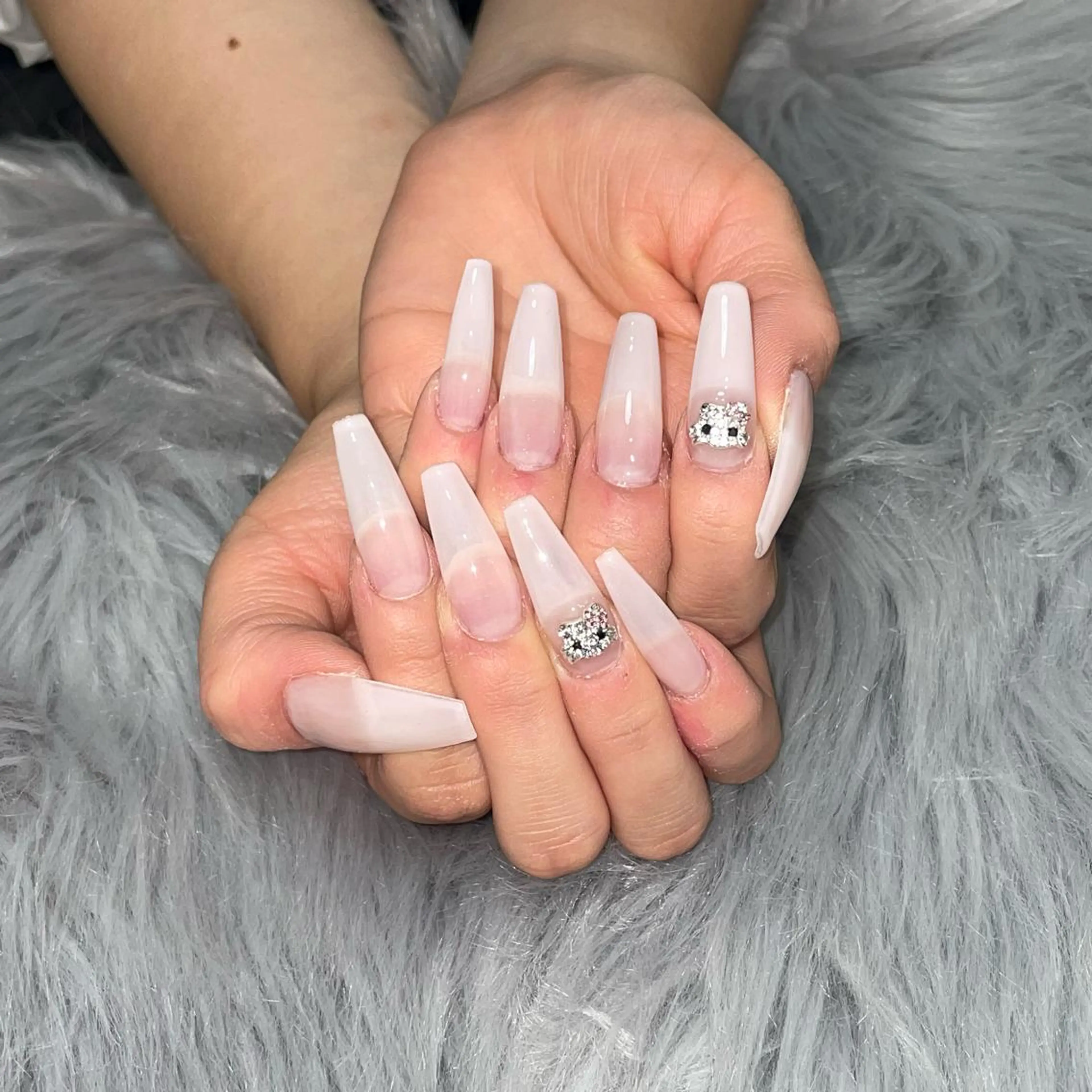 ネイル 長さ出し ハンドネイル RICO Nail パーツつけ放題🌈のネイルデザイン