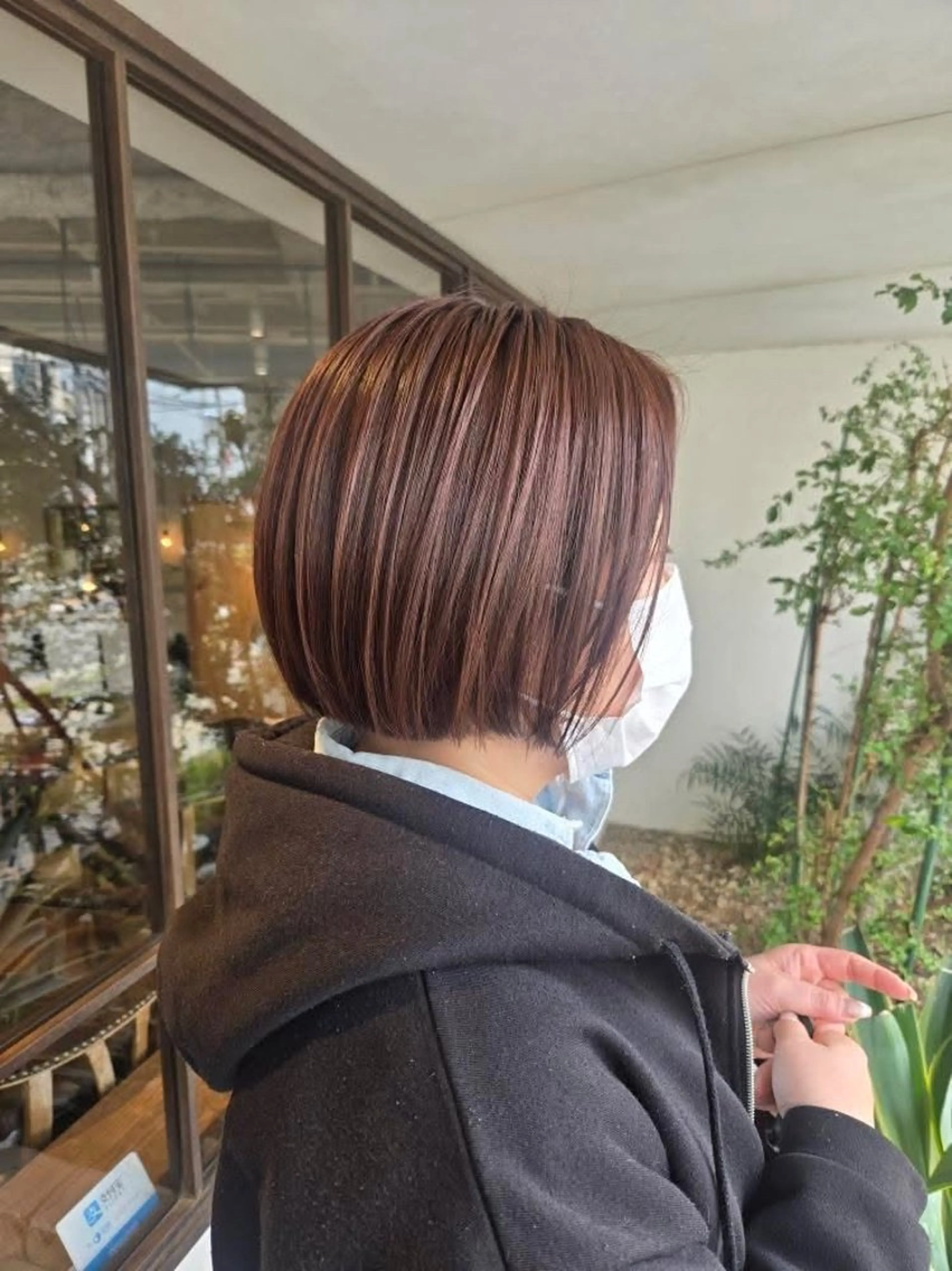 ショート カラー ヘアカラー 韓国好き🇰🇷 美容師MIKUのヘアスタイル