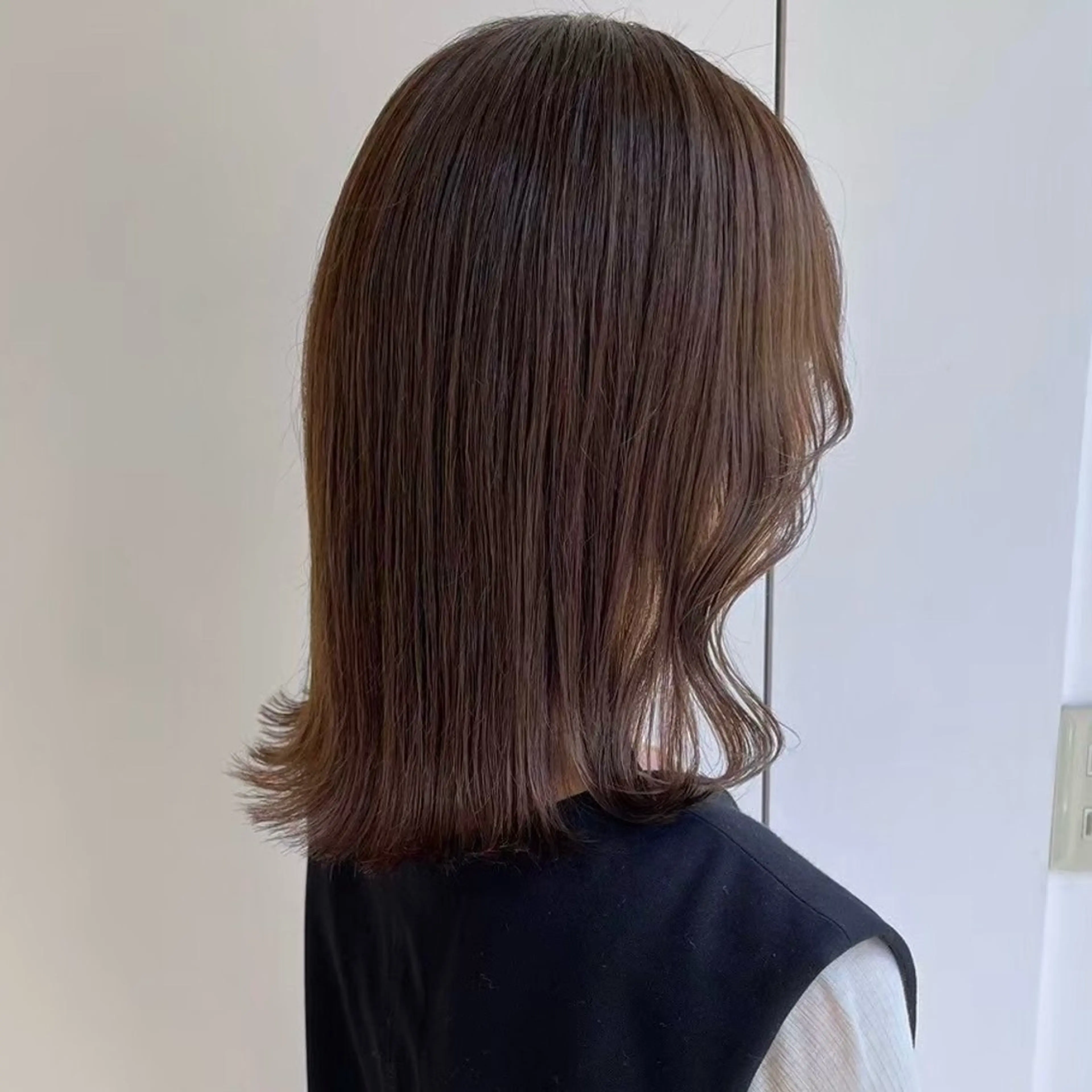 ミディアム カラー ヘアカラー Parve Mix 森 美遥🇰🇷🩶のヘアスタイル