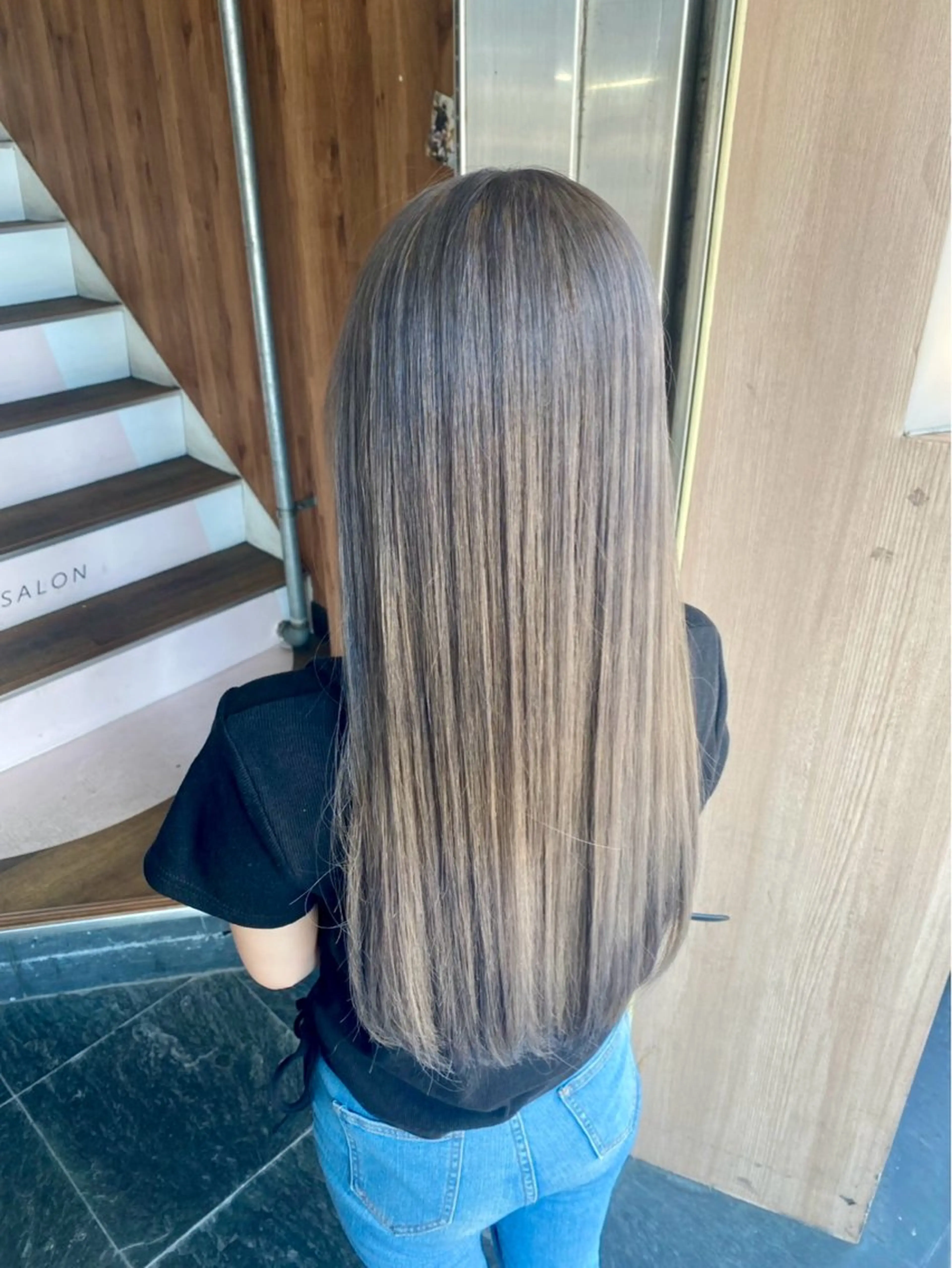 セミロング 坂井 拓未のヘアスタイル