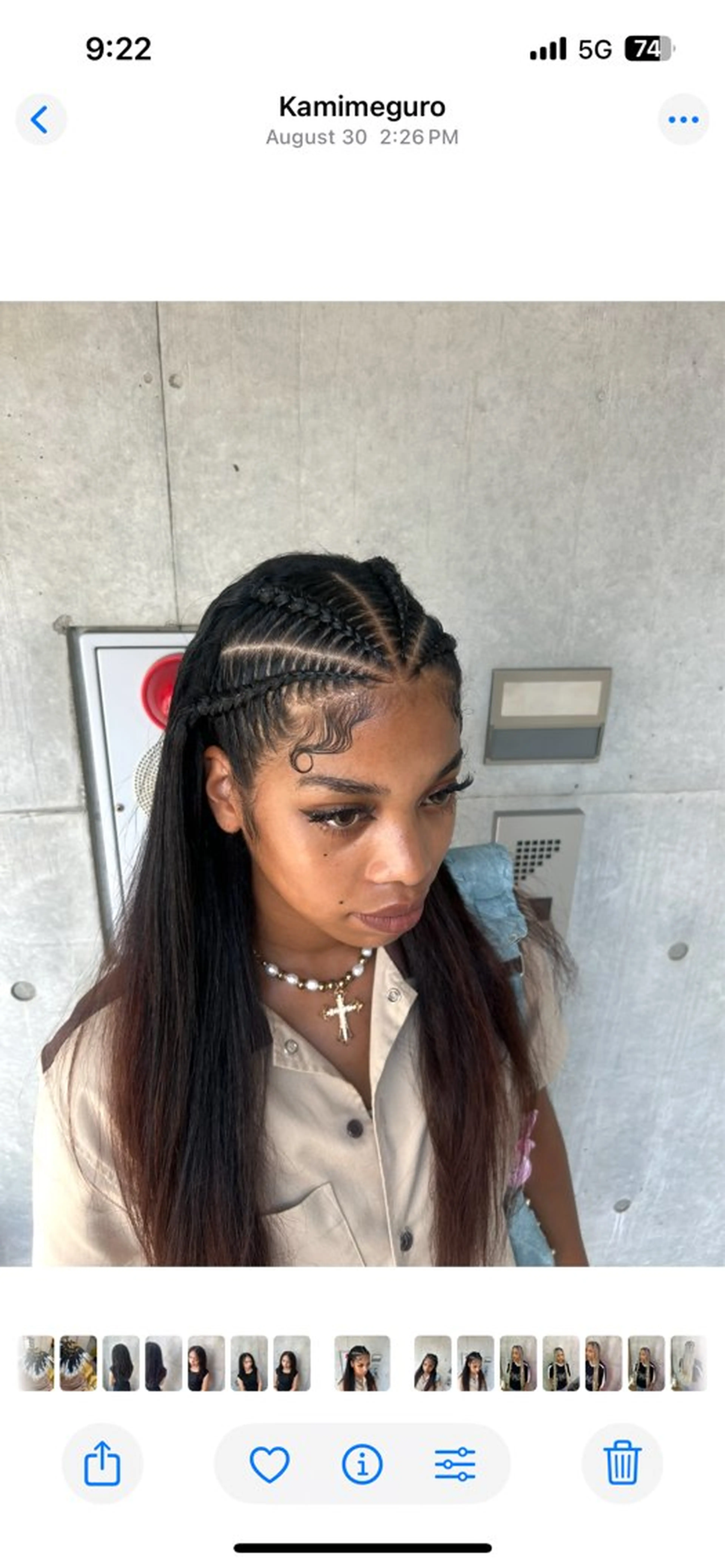 ロング ヘアアレンジ エクステ ヘアセット HONEY TRAP!所属・HARURU🪮✨ ブレイズ海外ヘアのヘアスタイル