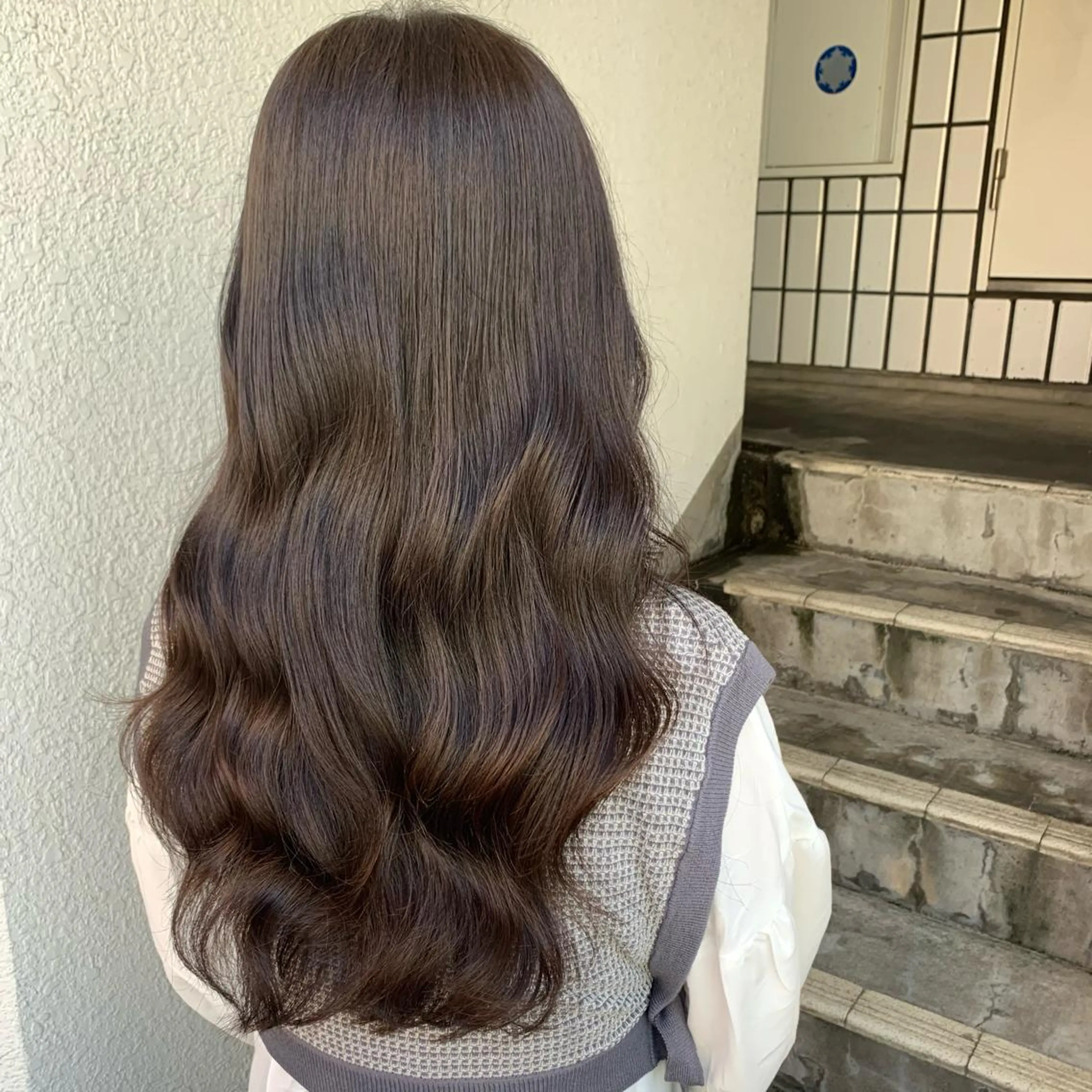 ロング カラー カット ヘアカラー トリートメント ✨️美髪矯正×似合わ せ艶カラー✨藤田透のヘアスタイル