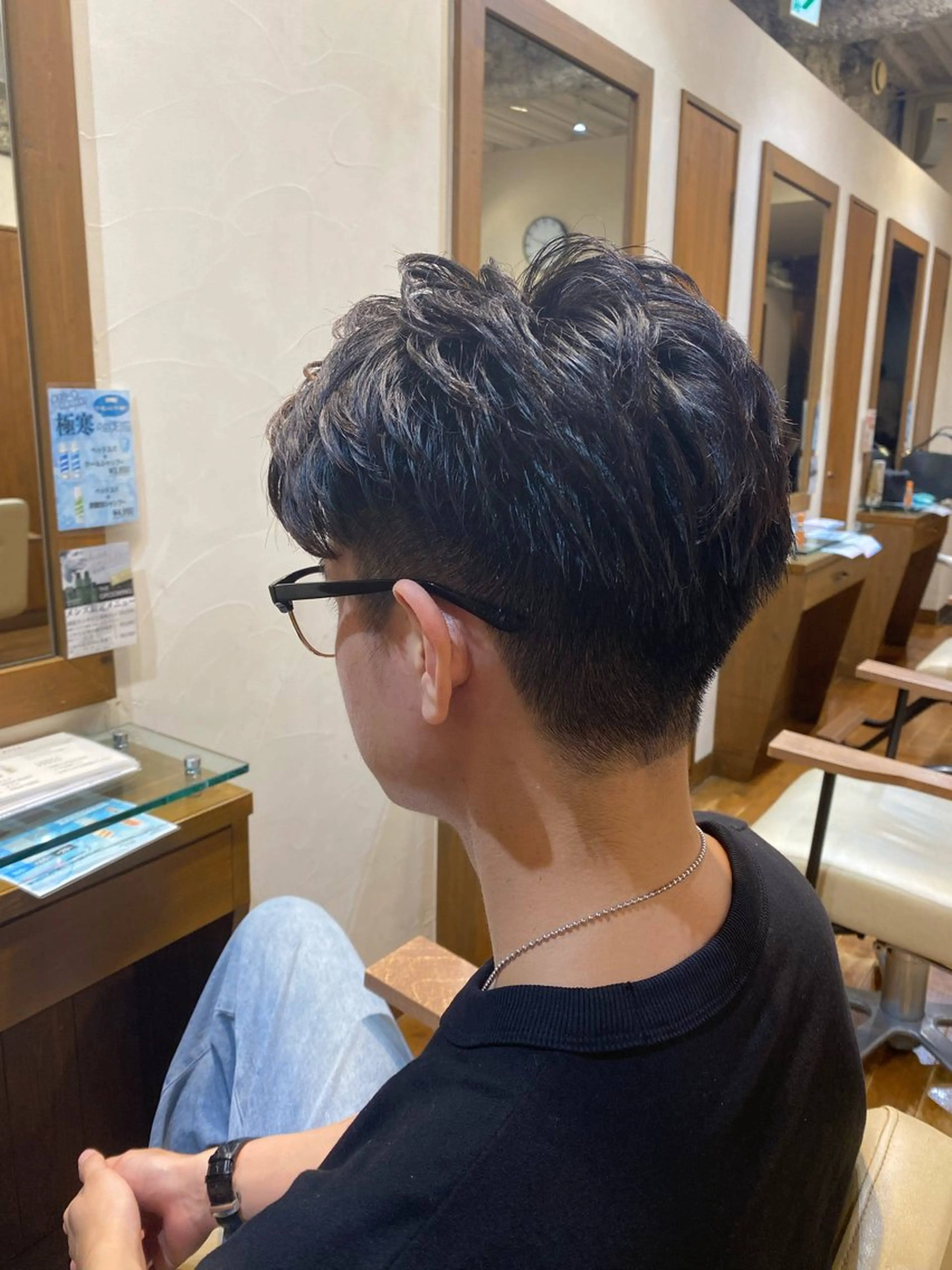 ショート メンズ 刈り上げ ショートヘア メンズカット-麻布十 番/NANAMIのヘアスタイル