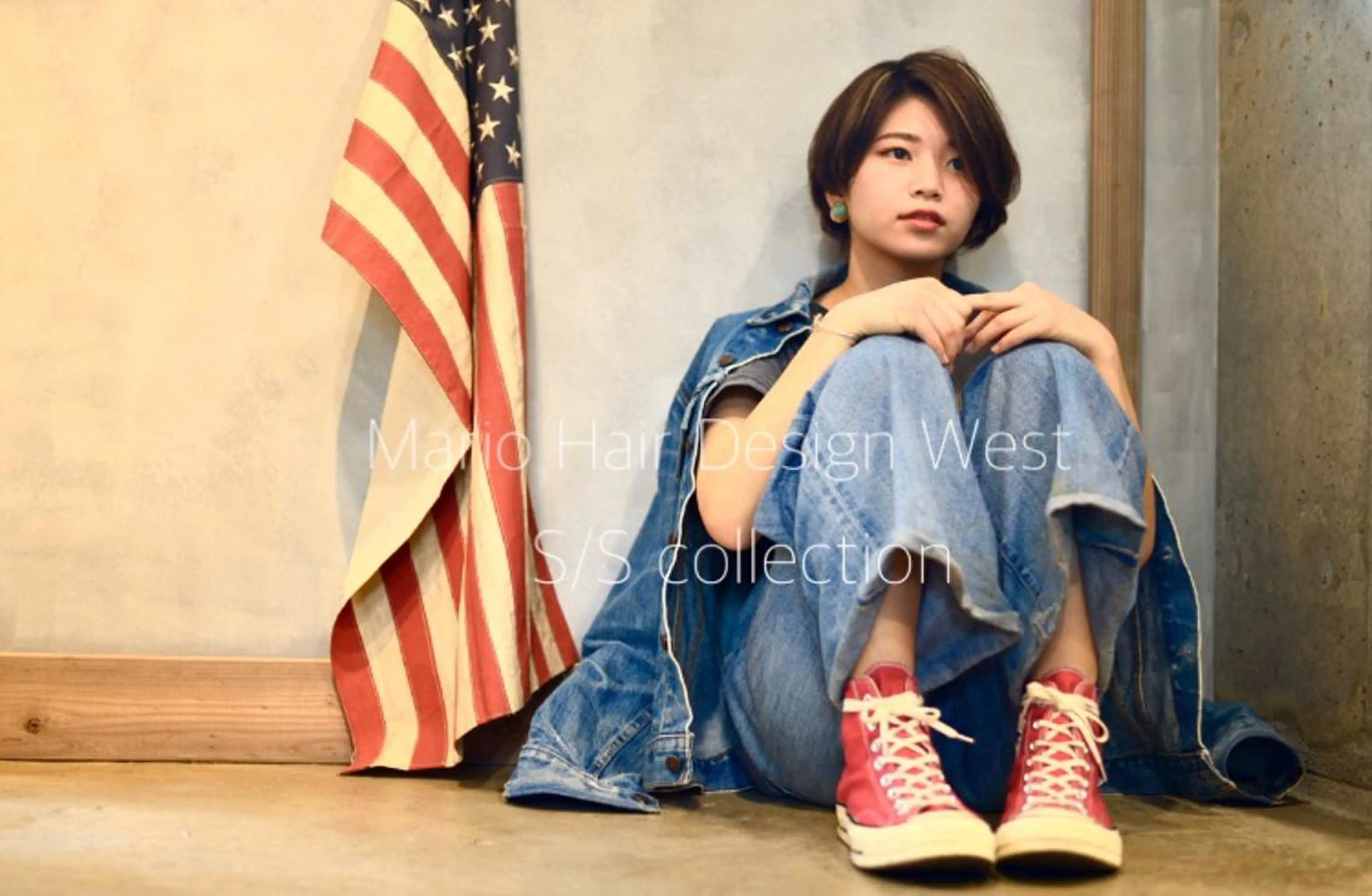 ショート カラー ショートボブ ハイライトカラー ボブ ハイライト ショートヘア 竹嶌 健吾のヘアスタイル