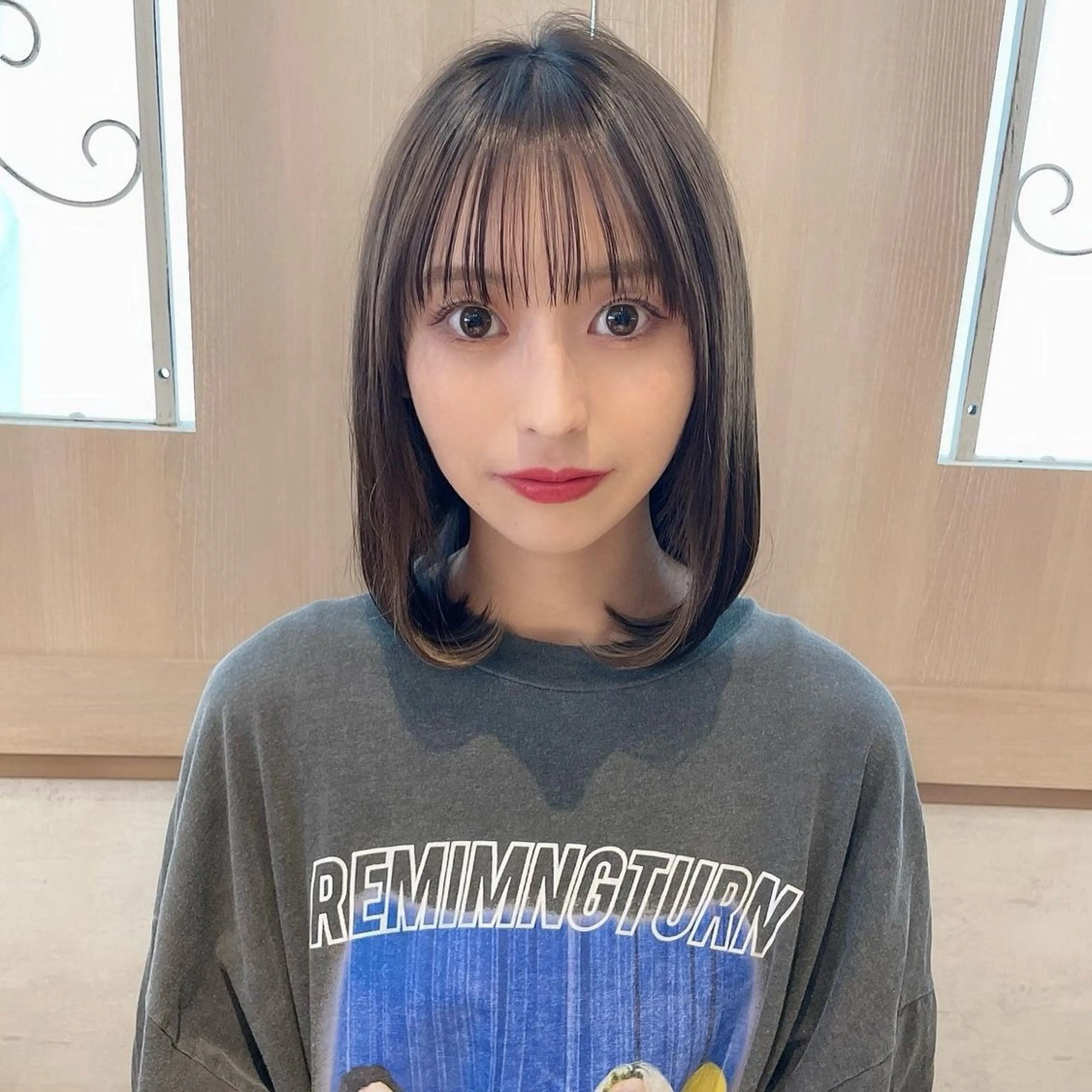 ショート カラー 顔周りカット 髪質改善 小顔カット 縮毛矯正 トリートメント カット ヘアカラー トリートメント 似合わせレイヤー 髪質改善/柴木琴愛のヘアスタイル