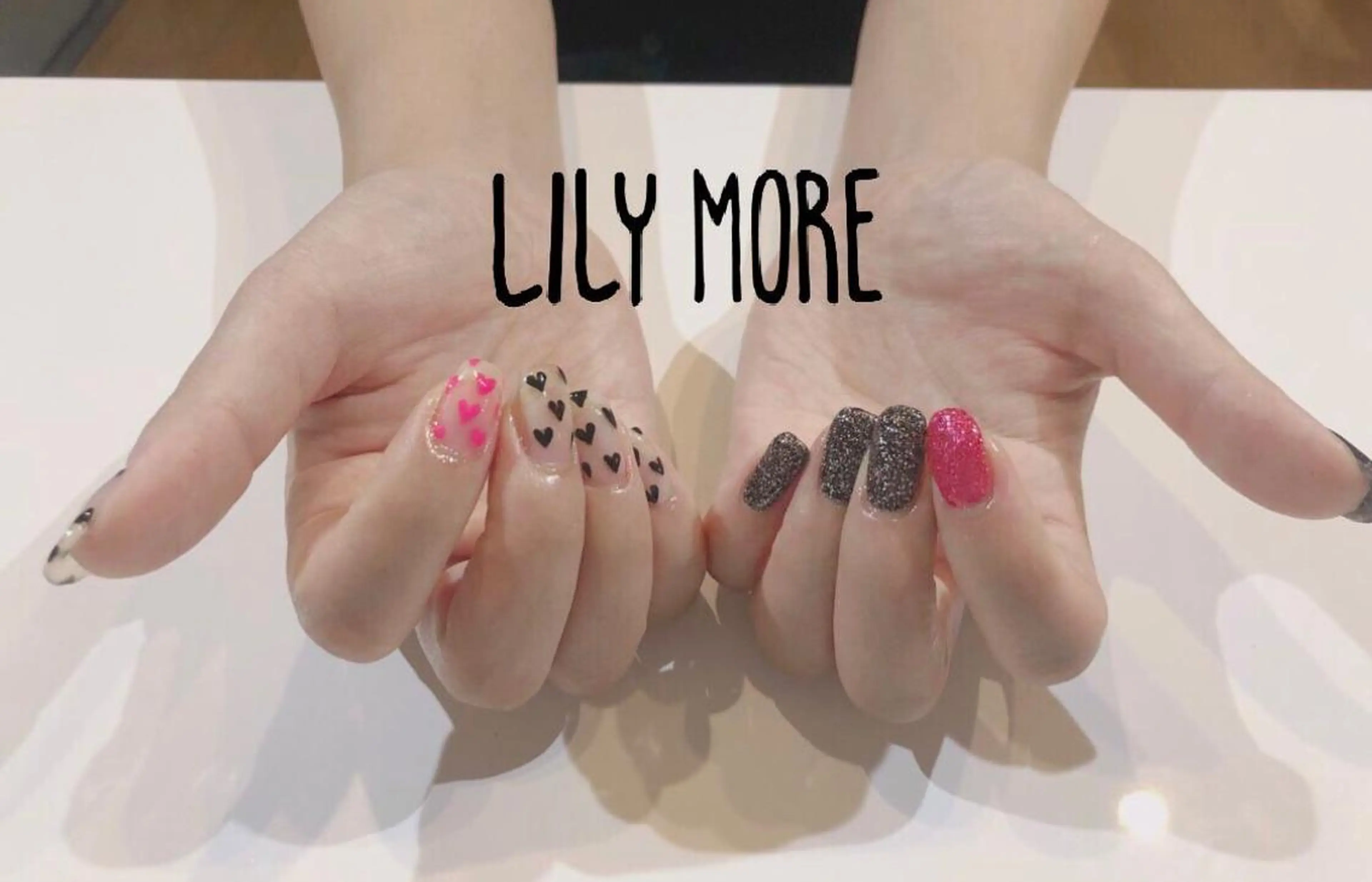 ネイル ハート Lily closetのネイルデザイン