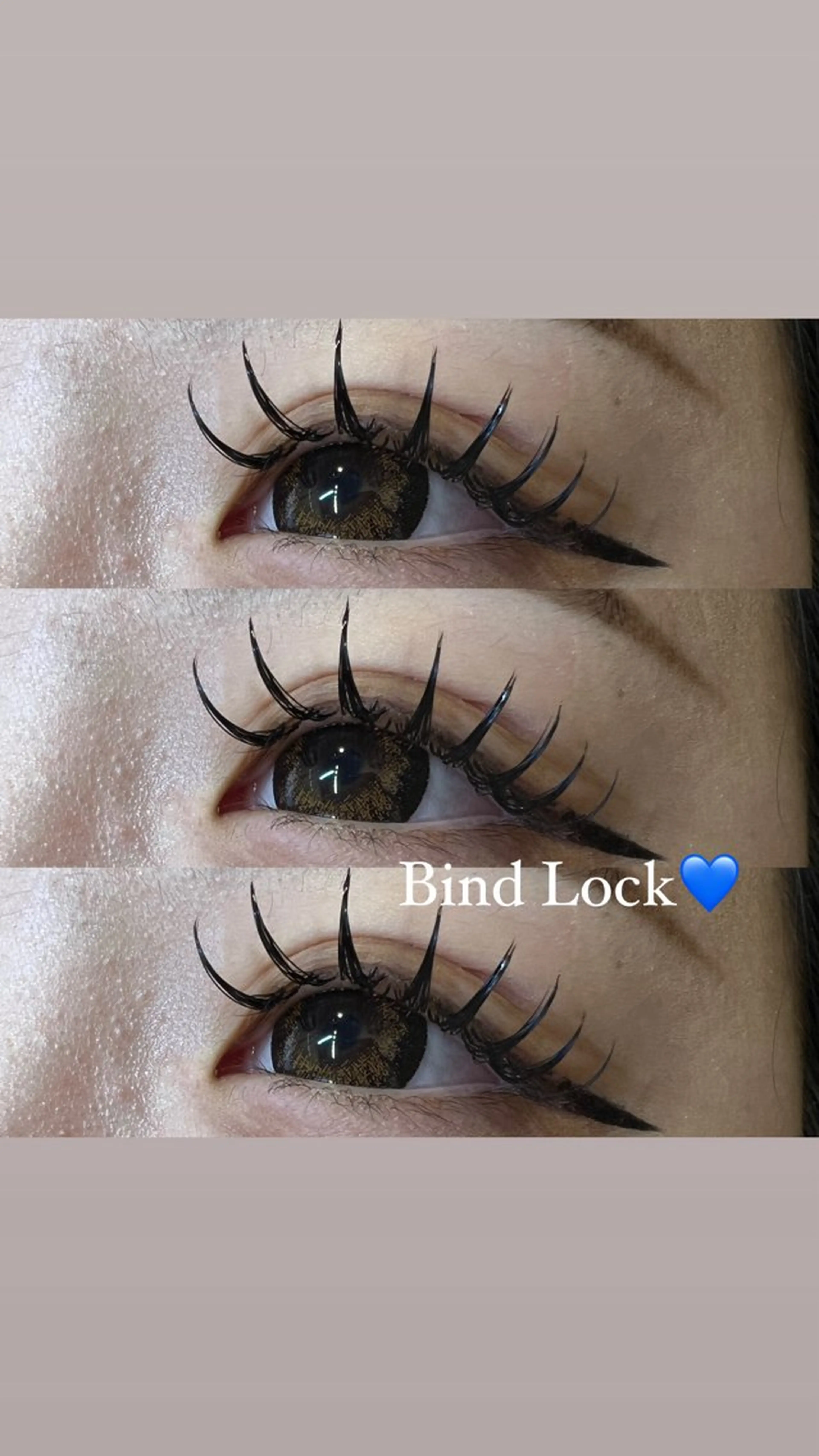 マツエク・マツパ バインドロック 束感まつ毛 マツエク Eyelist 小倉 らん 🎀🖤のマツエク・マツパデザイン