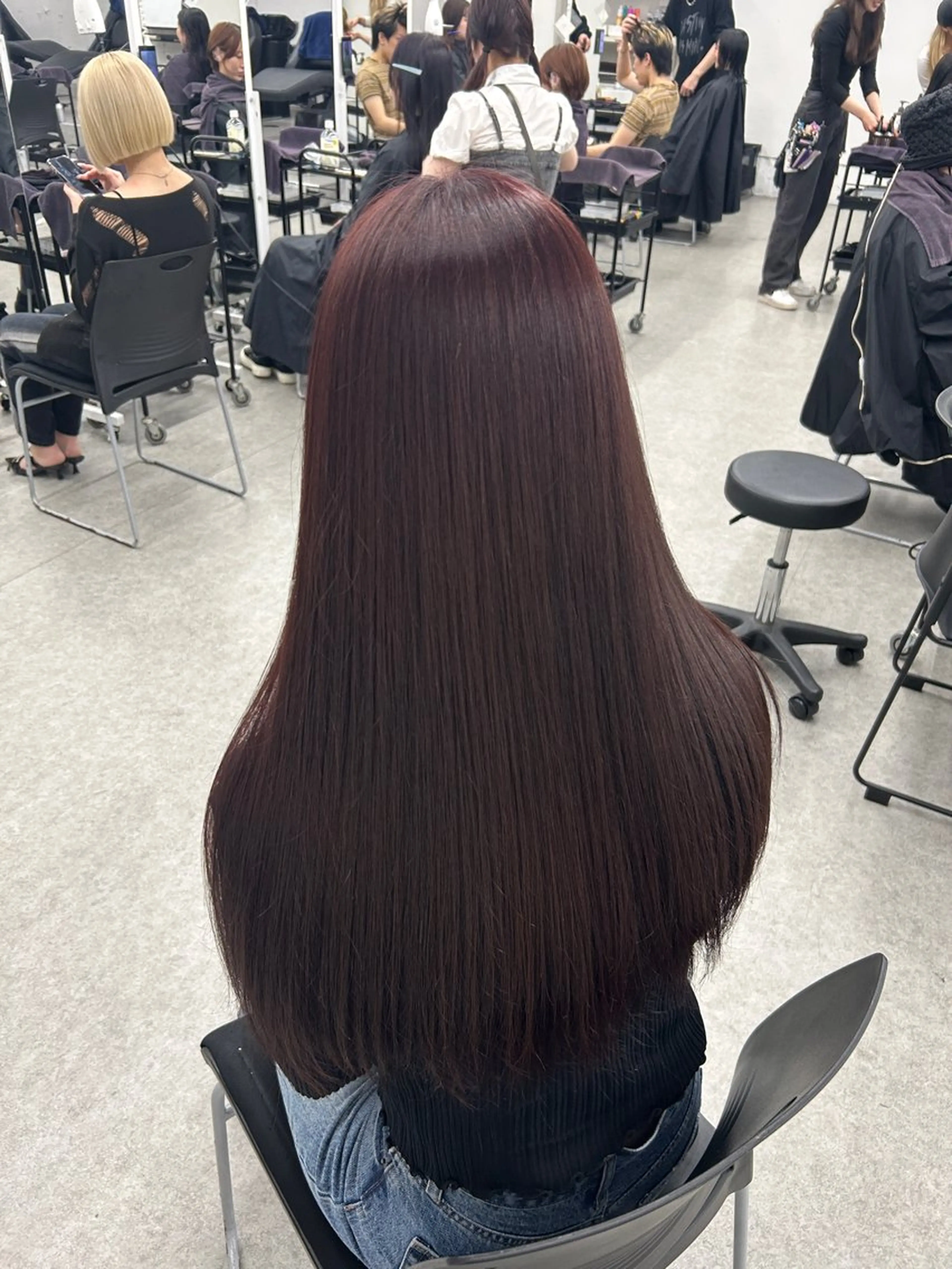 ロング カット ヘアカラー 艶カラー美髪縮毛矯正 /髪質改善✨️ユウキのヘアスタイル