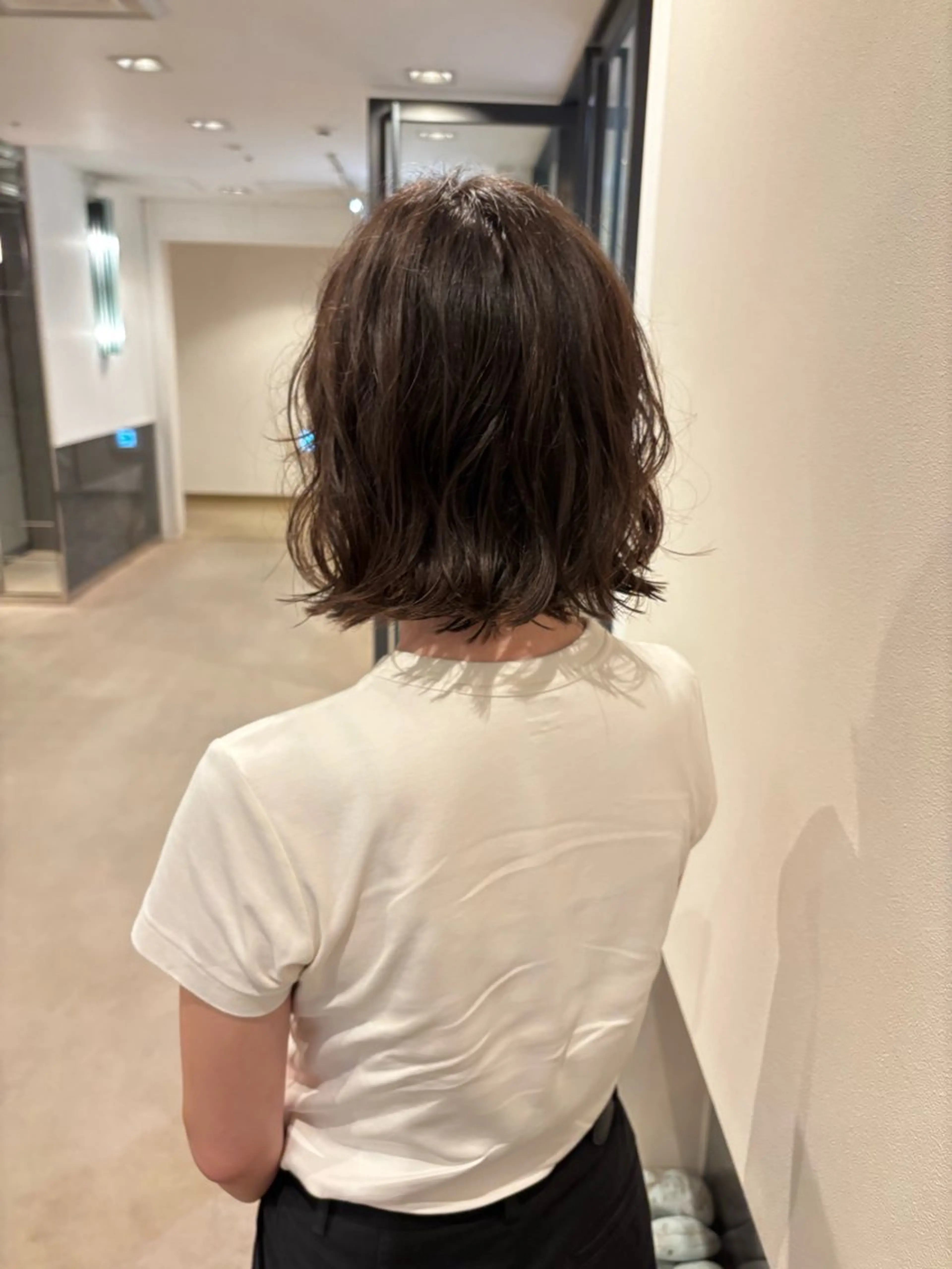 ショート パーマ オーガニックカラー/ 表参道/ルカのヘアスタイル