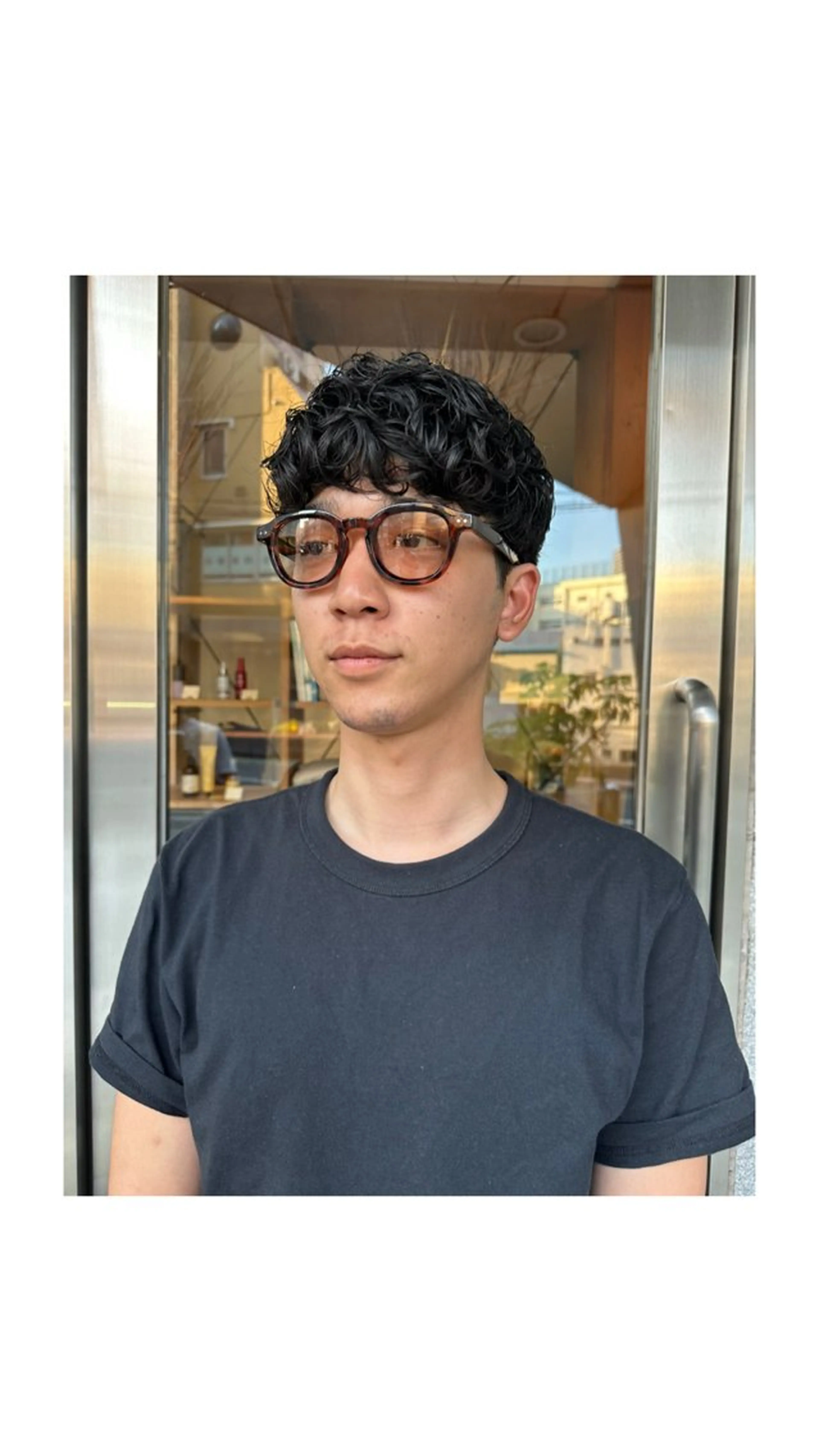 パーマ メンズ 小野 愛花のヘアスタイル