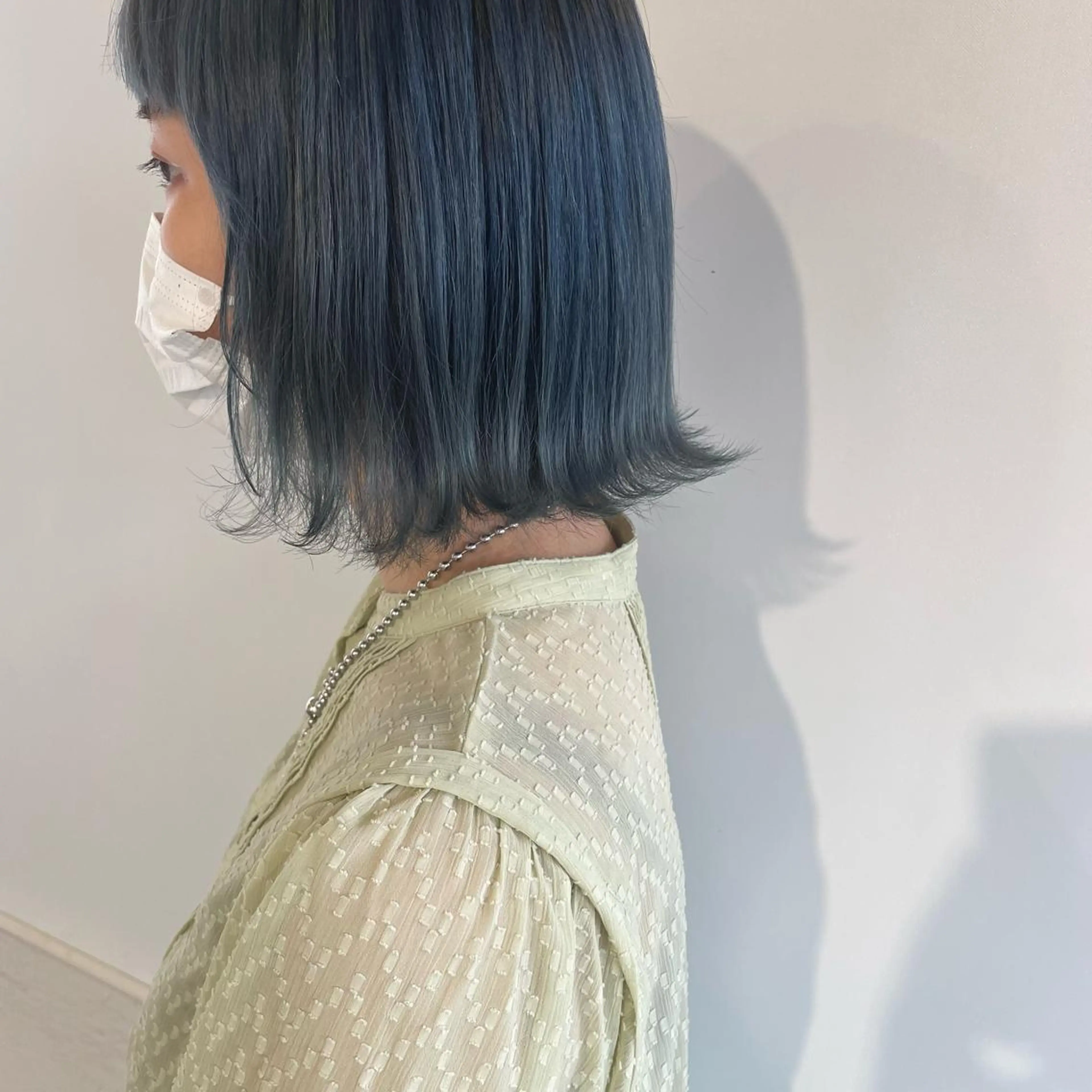 ミディアム カラー Okamura Chisatoのヘアスタイル