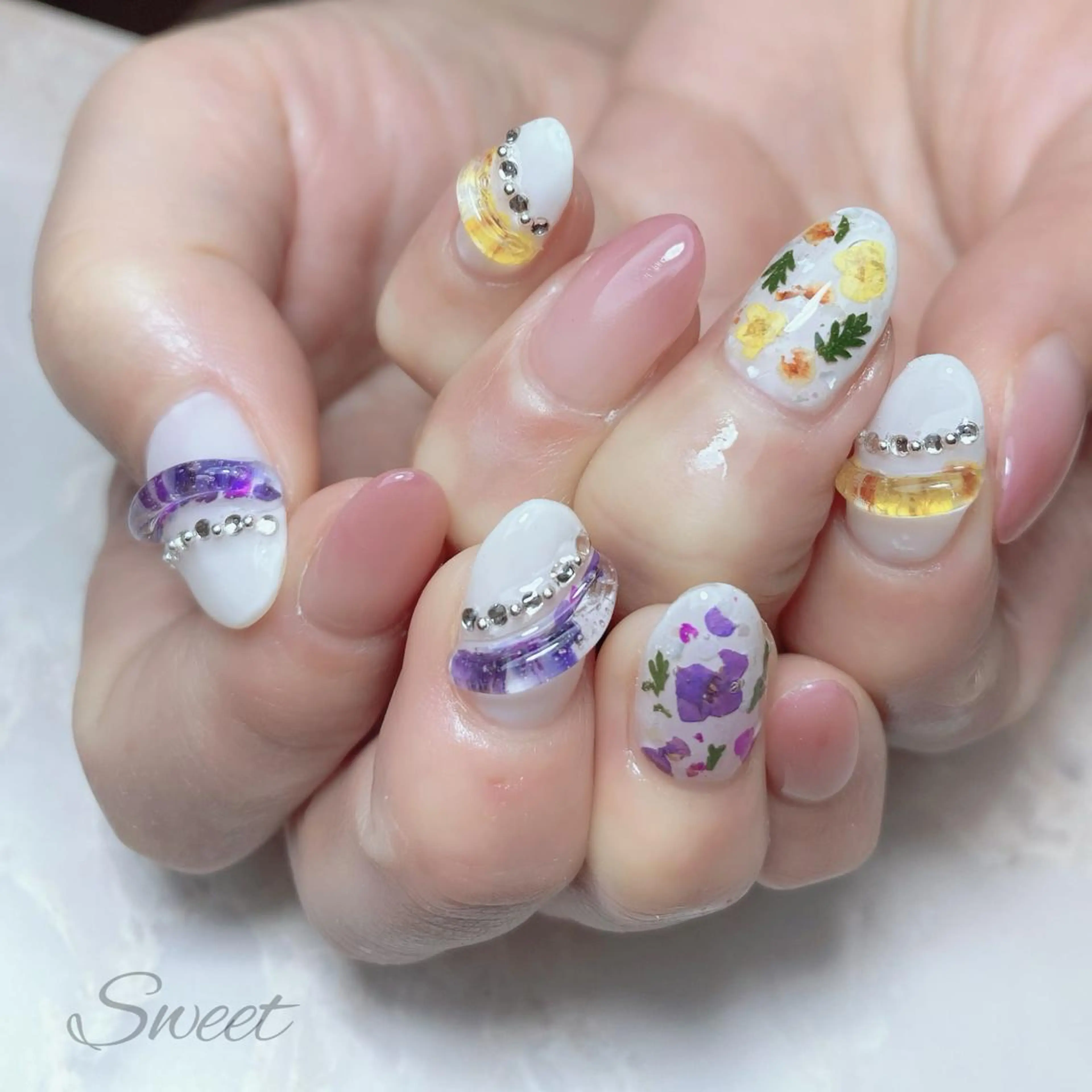 ネイル ハンドネイル sweet 仲野陽子のネイルデザイン