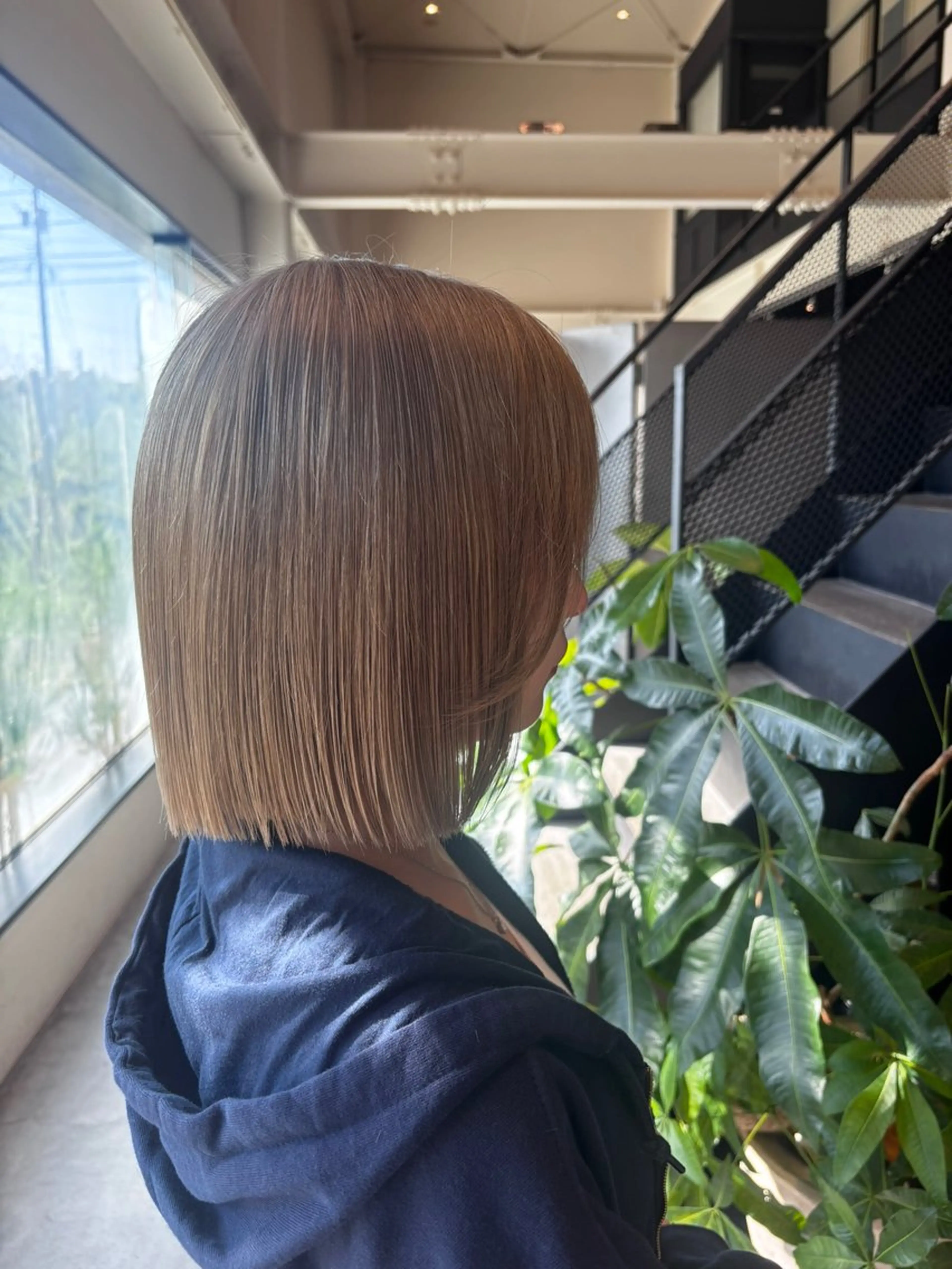 ショート ボブ カット ヘアカラー トリートメント 竹田 佳奈のヘアスタイル