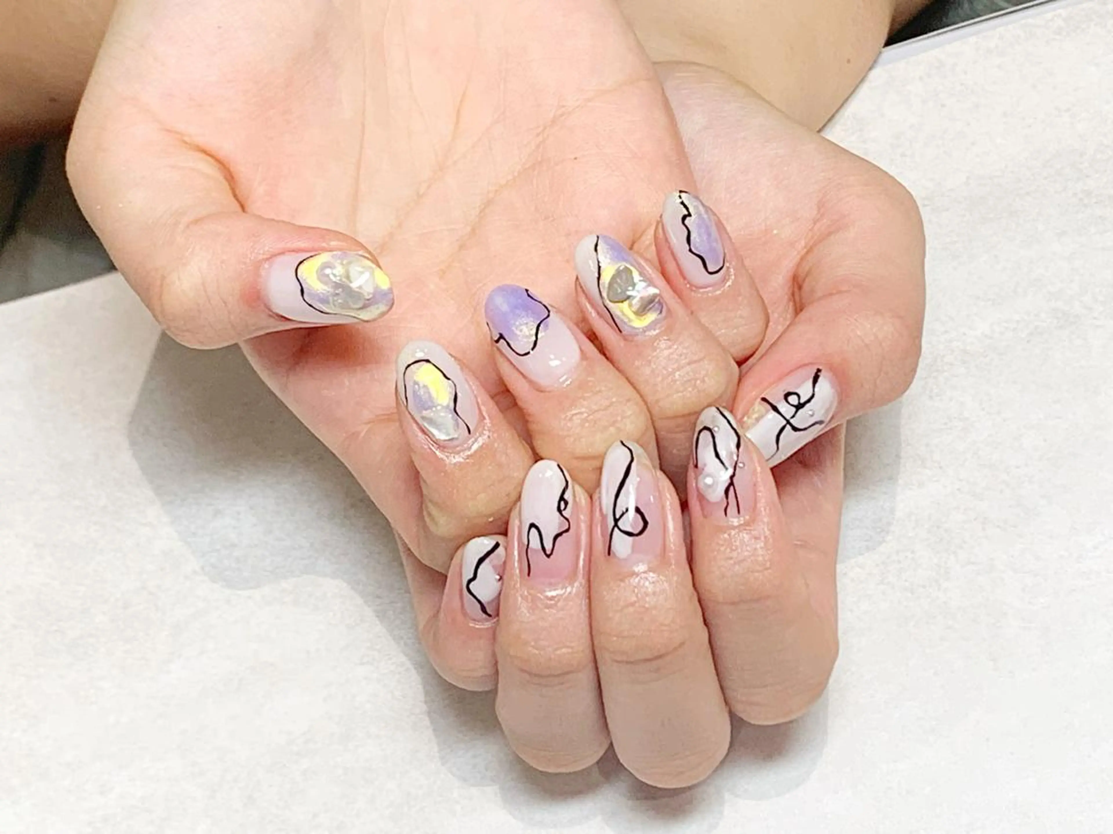 ネイル ハンドネイル 金田 純香のネイルデザイン