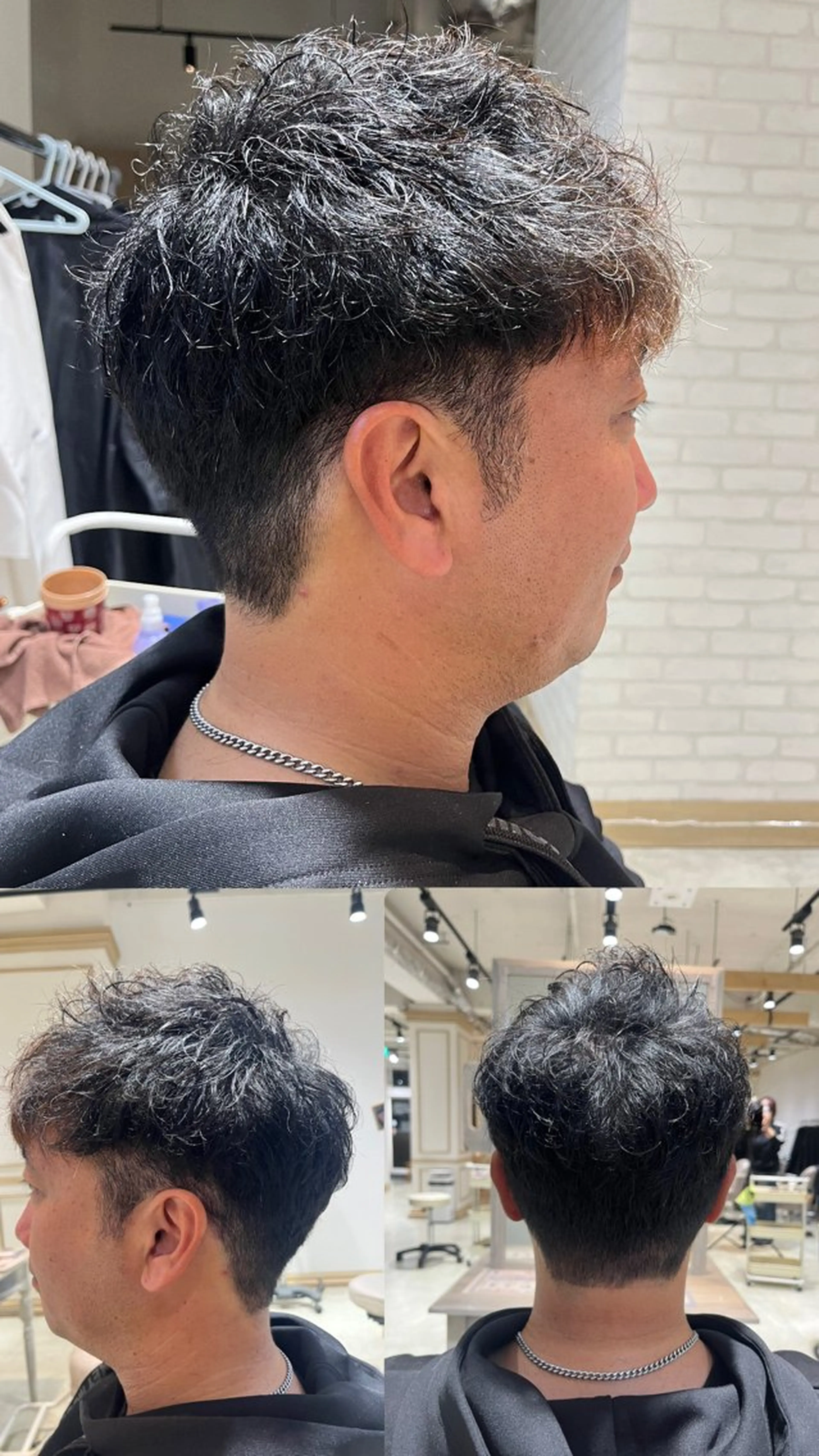 メンズ メンズパーマ 似合わせレイヤー/ 髪質改善/長瀬叶翔のヘアスタイル