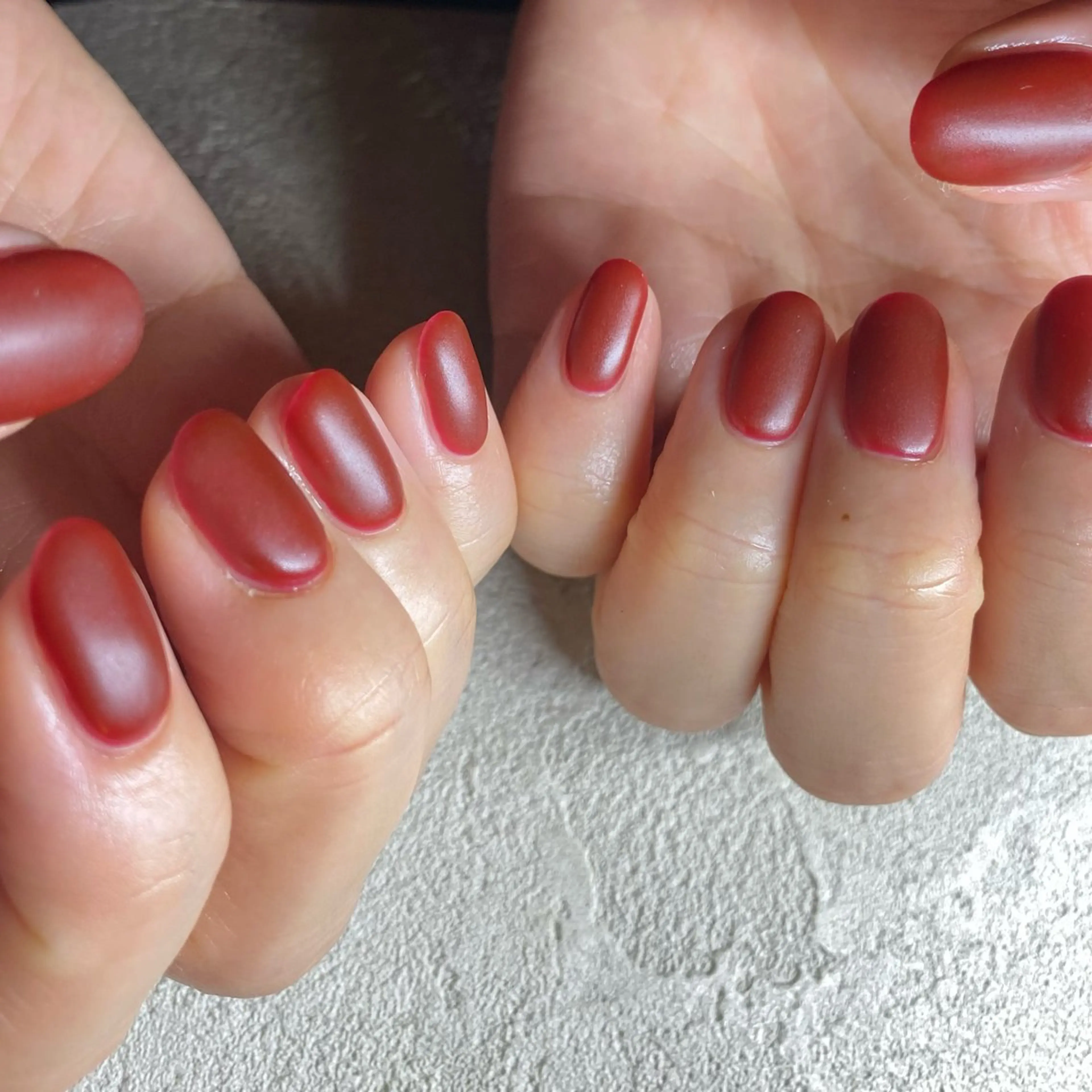 ネイル アートネイル ニュアンスネイル 冬ネイル ハンドネイル 山田 貴子のネイルデザイン