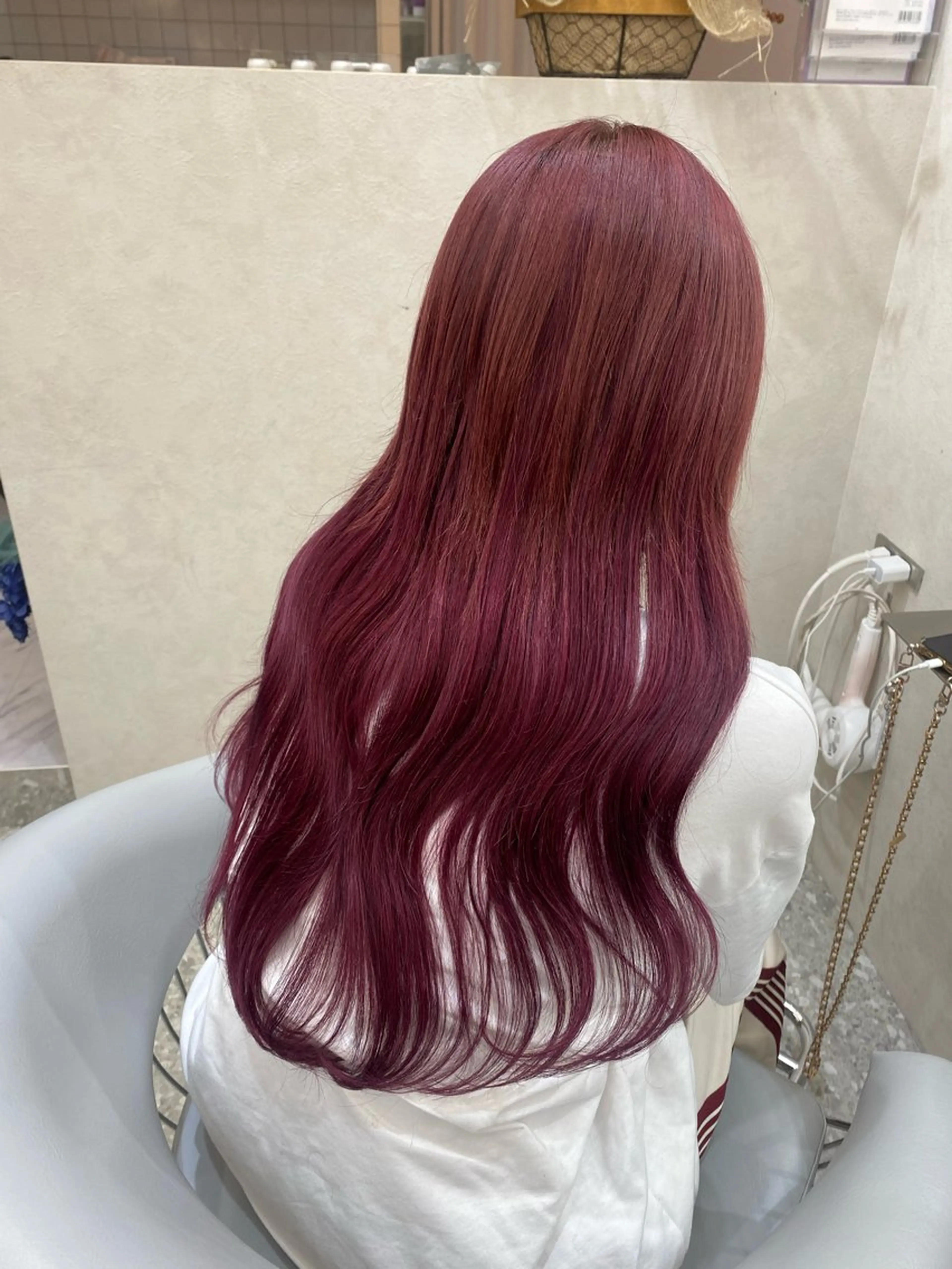 ロング カラー ヘアアレンジ エクステ 渋谷/韓国レイヤー/ シールエクステ ななのヘアスタイル