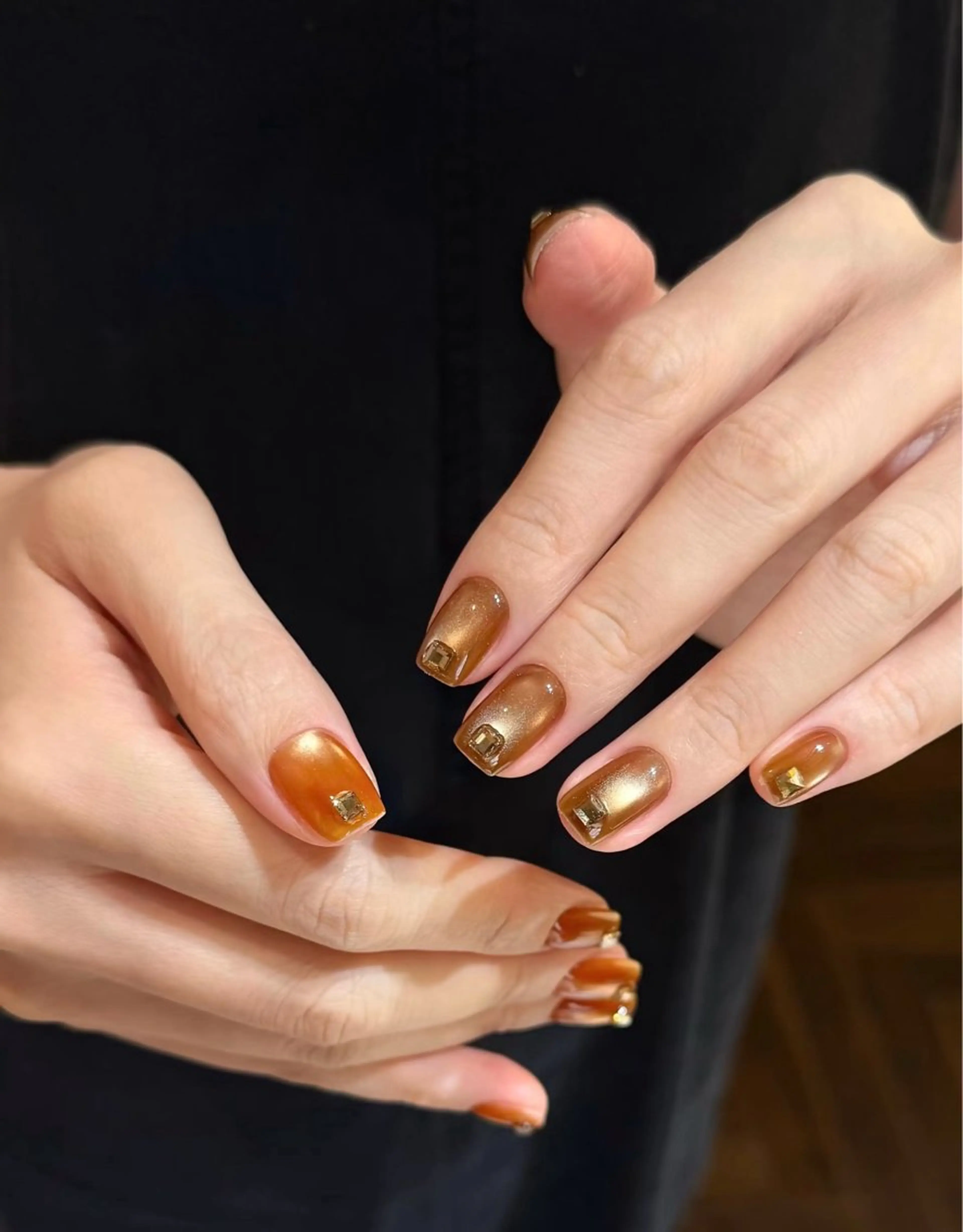 ネイル アートネイル フレンチネイル マグネットネイル ミラーネイル オフィスネイル ハンドネイル Blossom nail【ブラソンネイル】所属・Blossom nail_研修のネイルデザイン