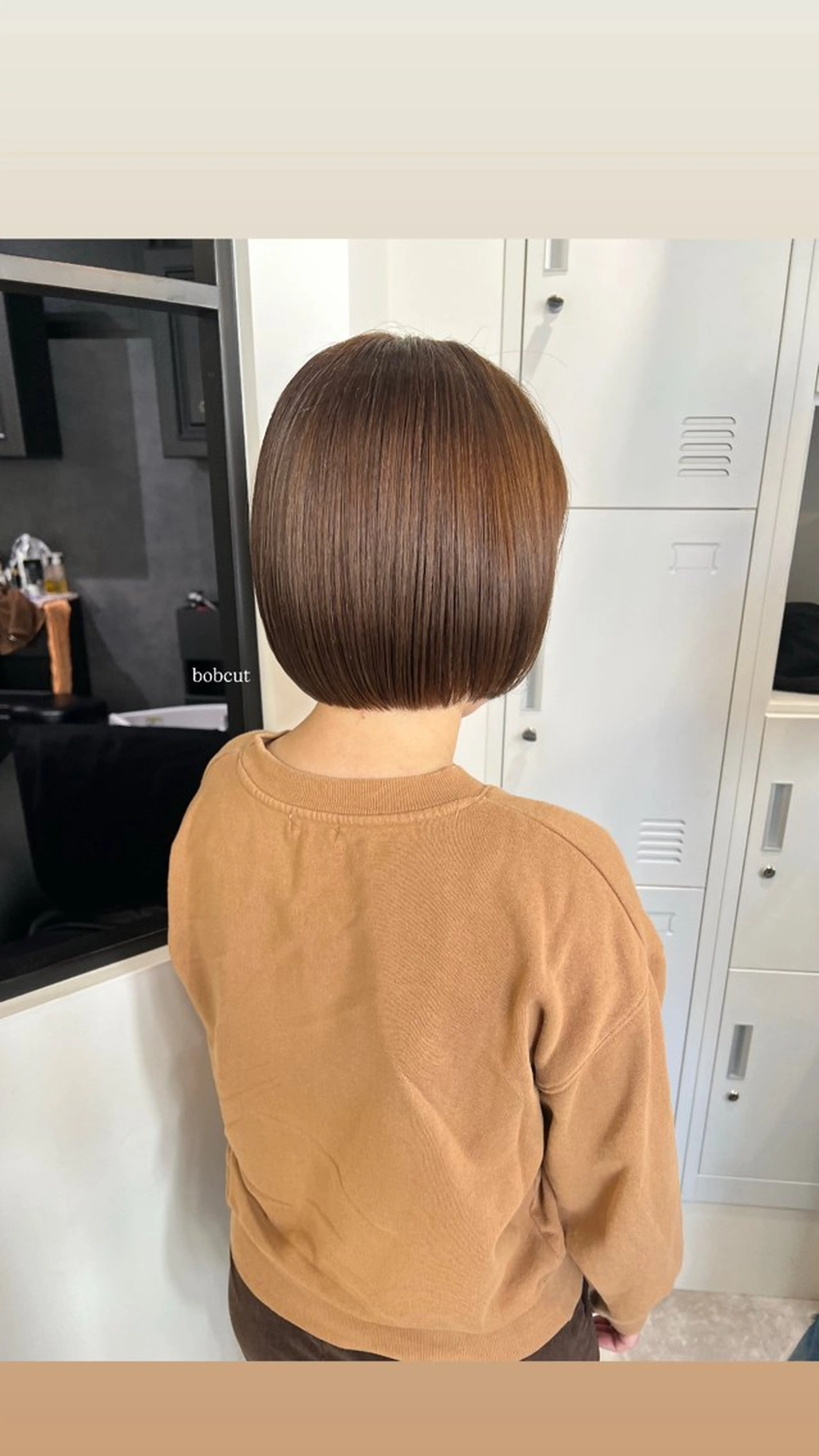 ショート カラー ボブ 黒阪 なみのヘアスタイル