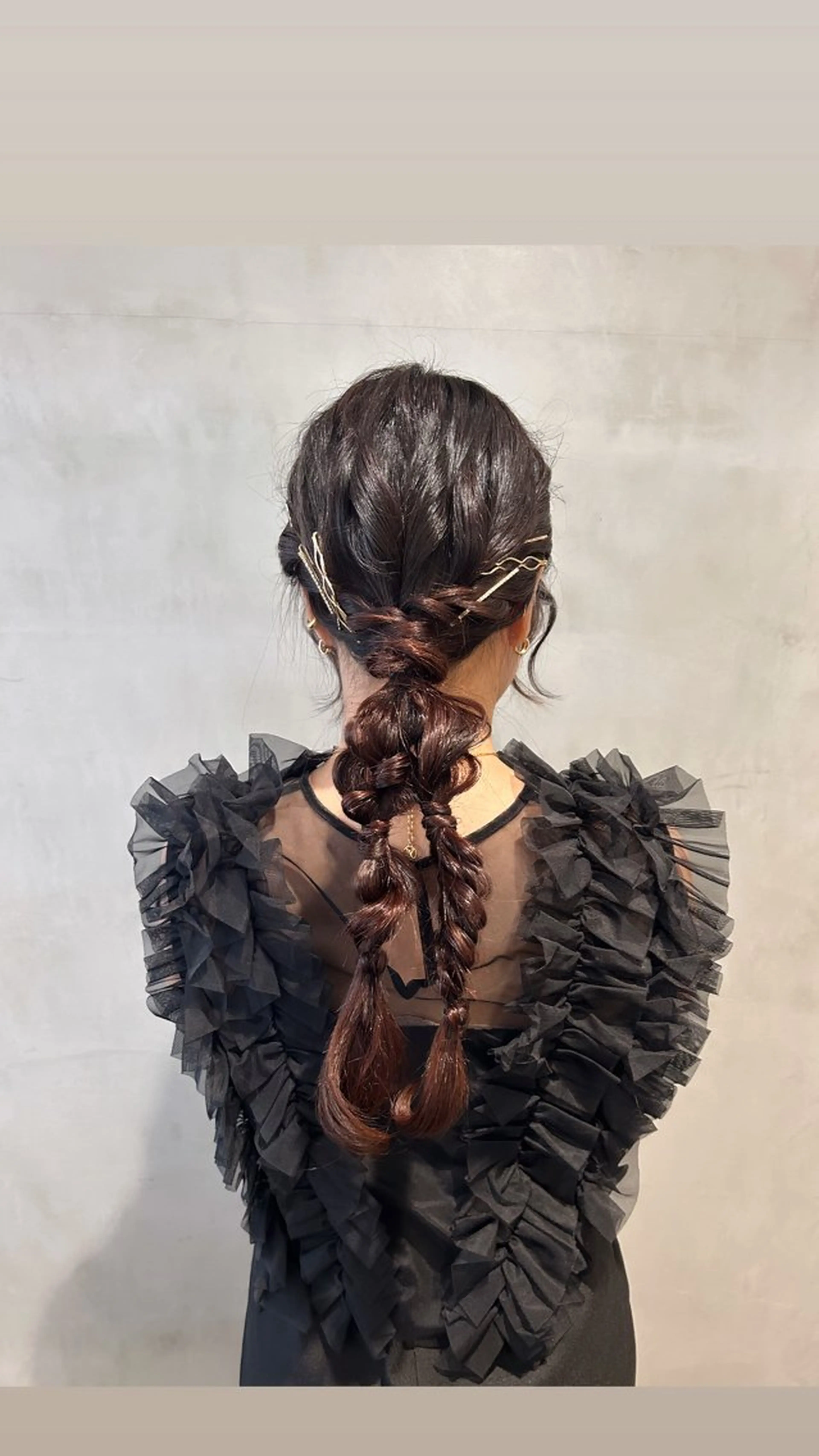 ロング ヘアアレンジ ヘアセット タナカ カナ🫧のヘアスタイル