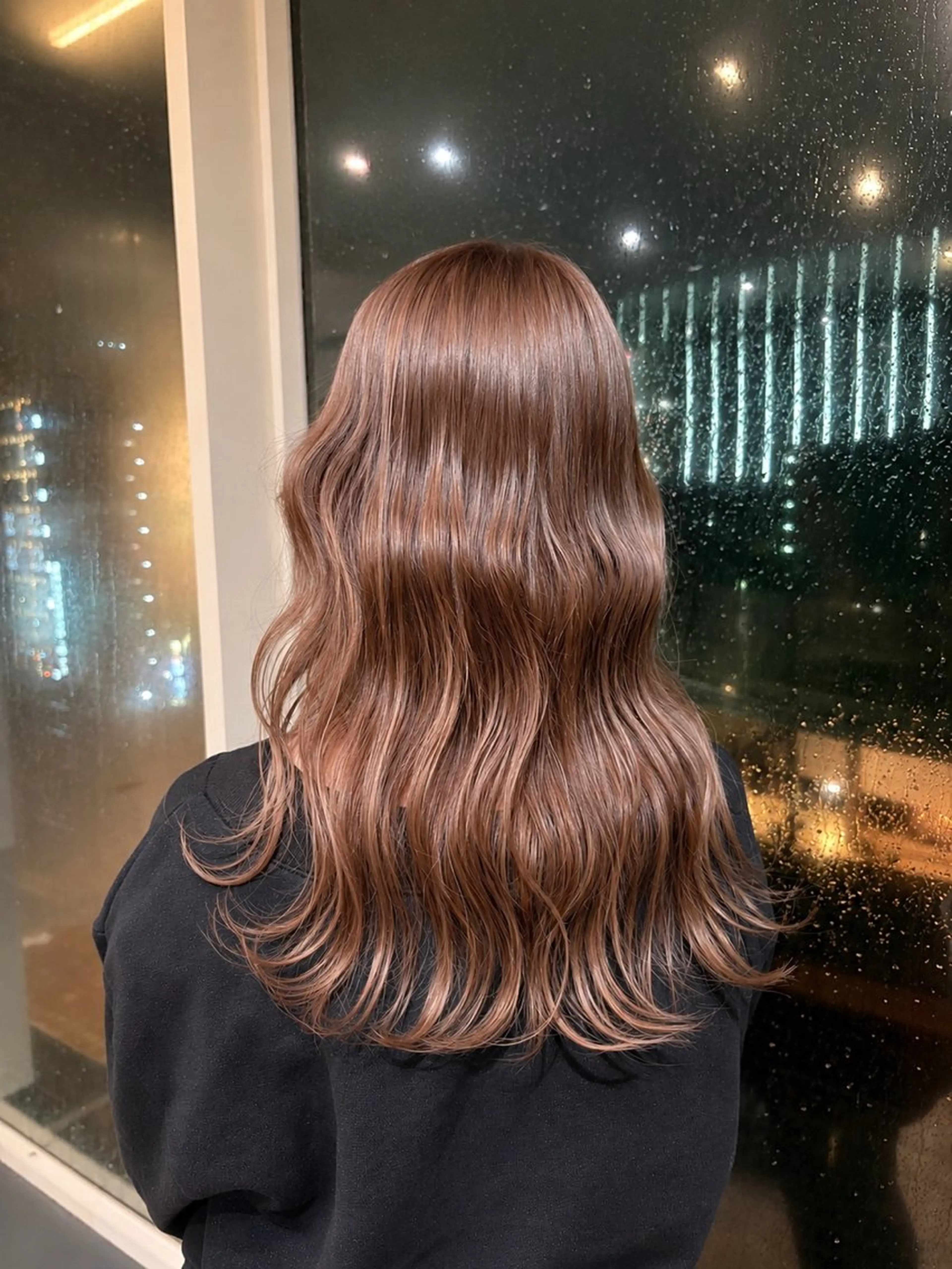 セミロング ヘアカラー 💕ハイトーン艶 カラー💕ゆぅーなのヘアスタイル