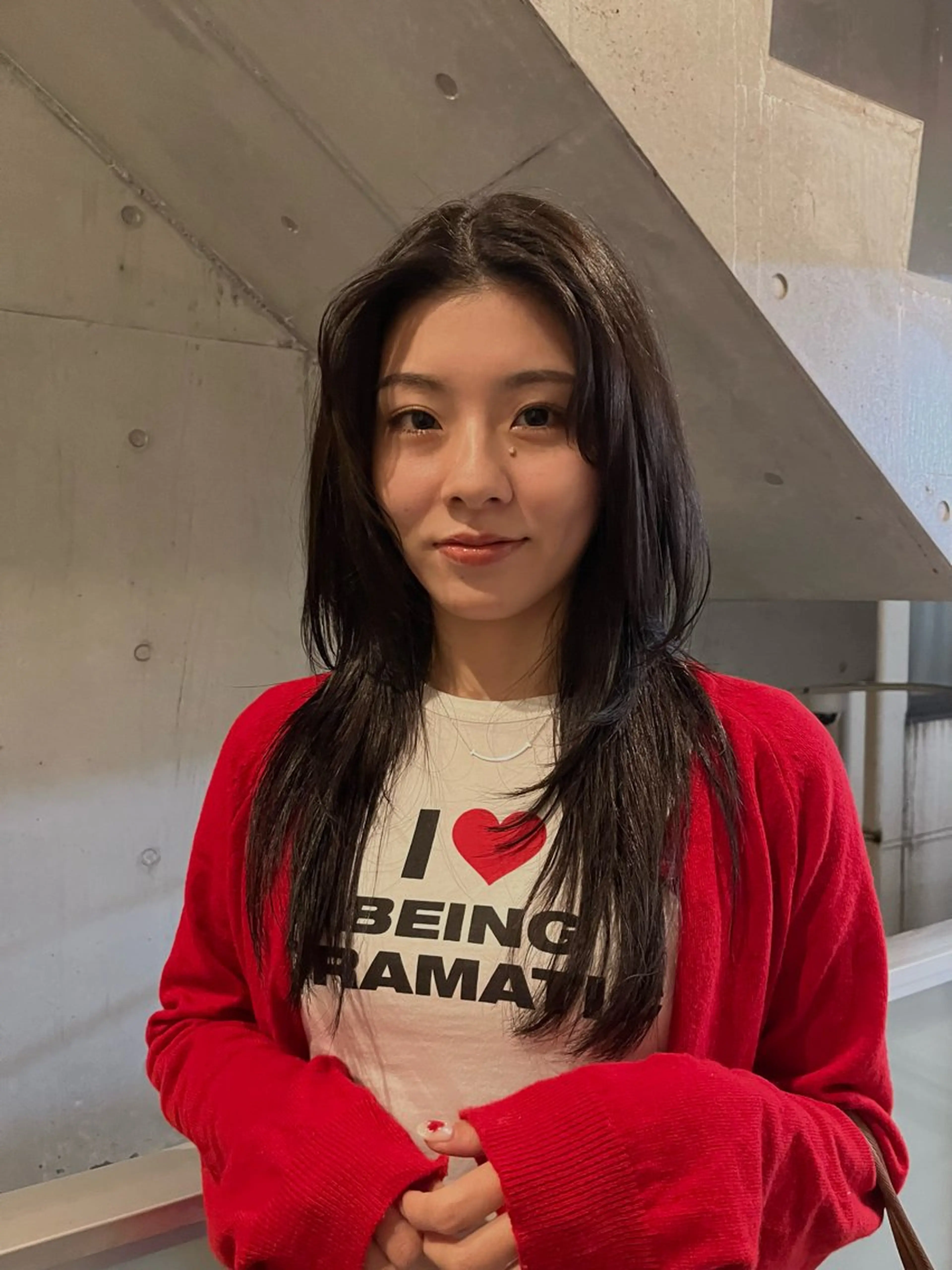 ロング ヘアカラー riko／ SYS by fitのヘアスタイル