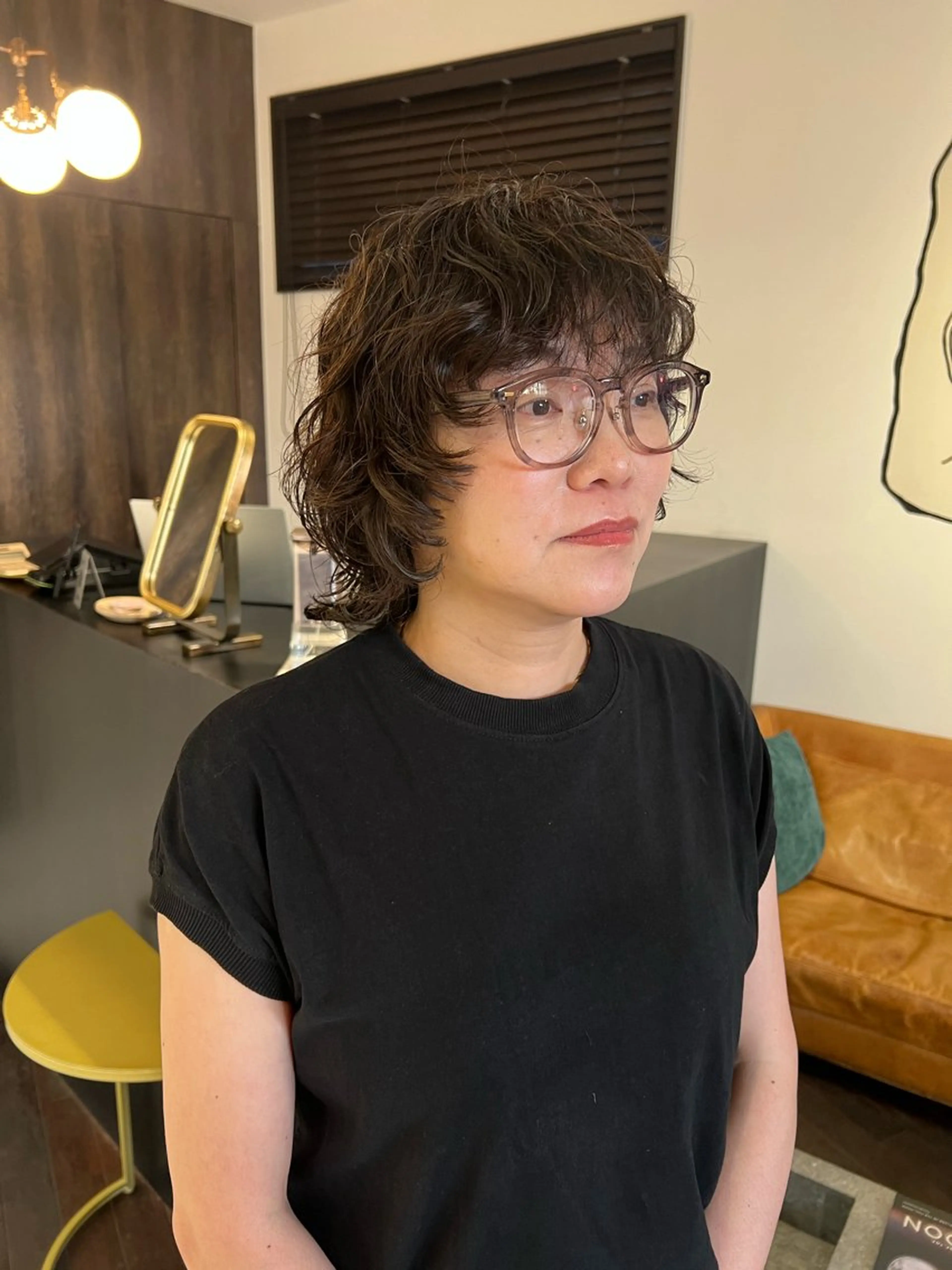 ショート デジタルパーマ 加藤園のヘアスタイル