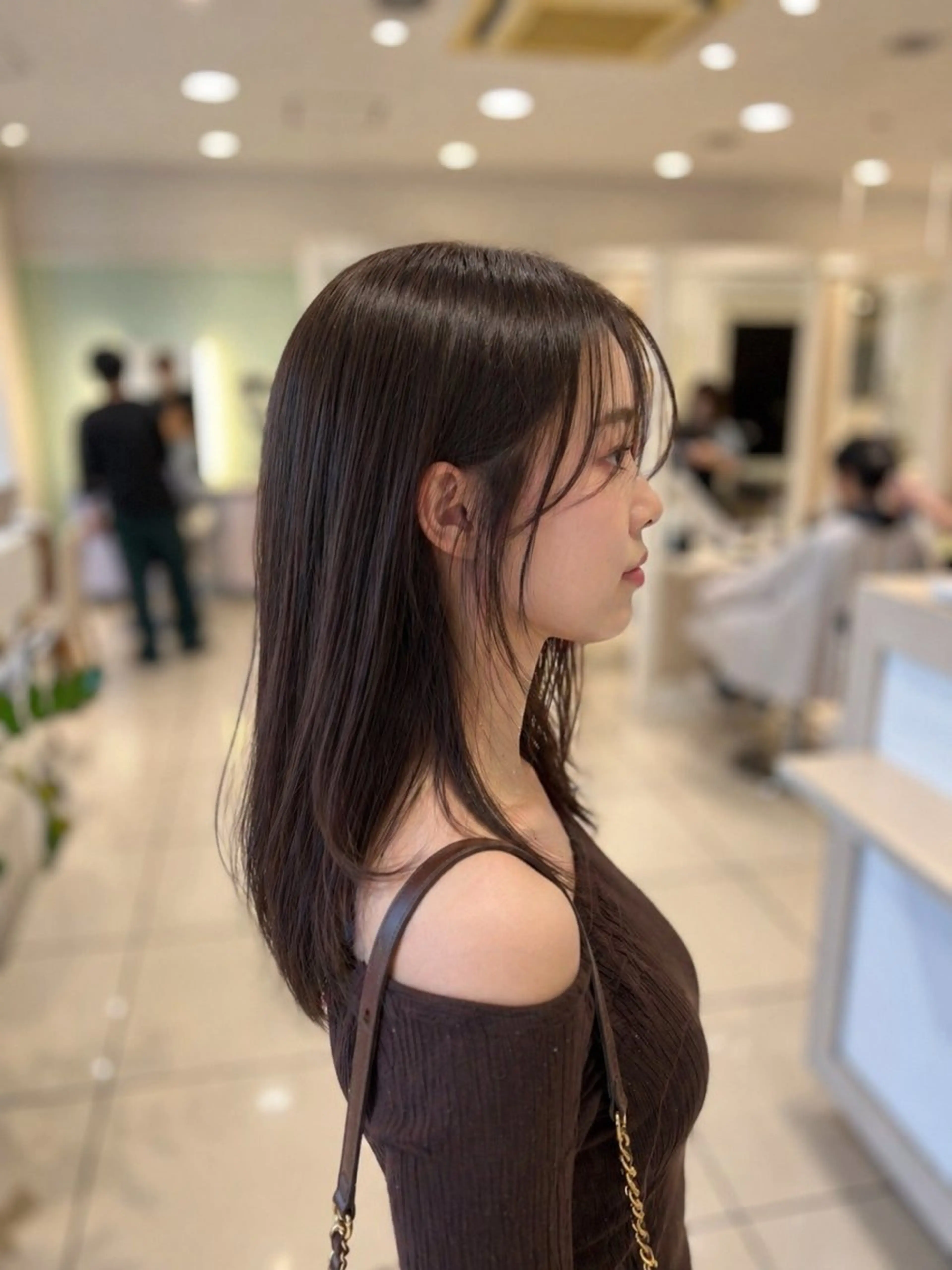 セミロング カラー カット ヘアカラー 金子 直樹のヘアスタイル