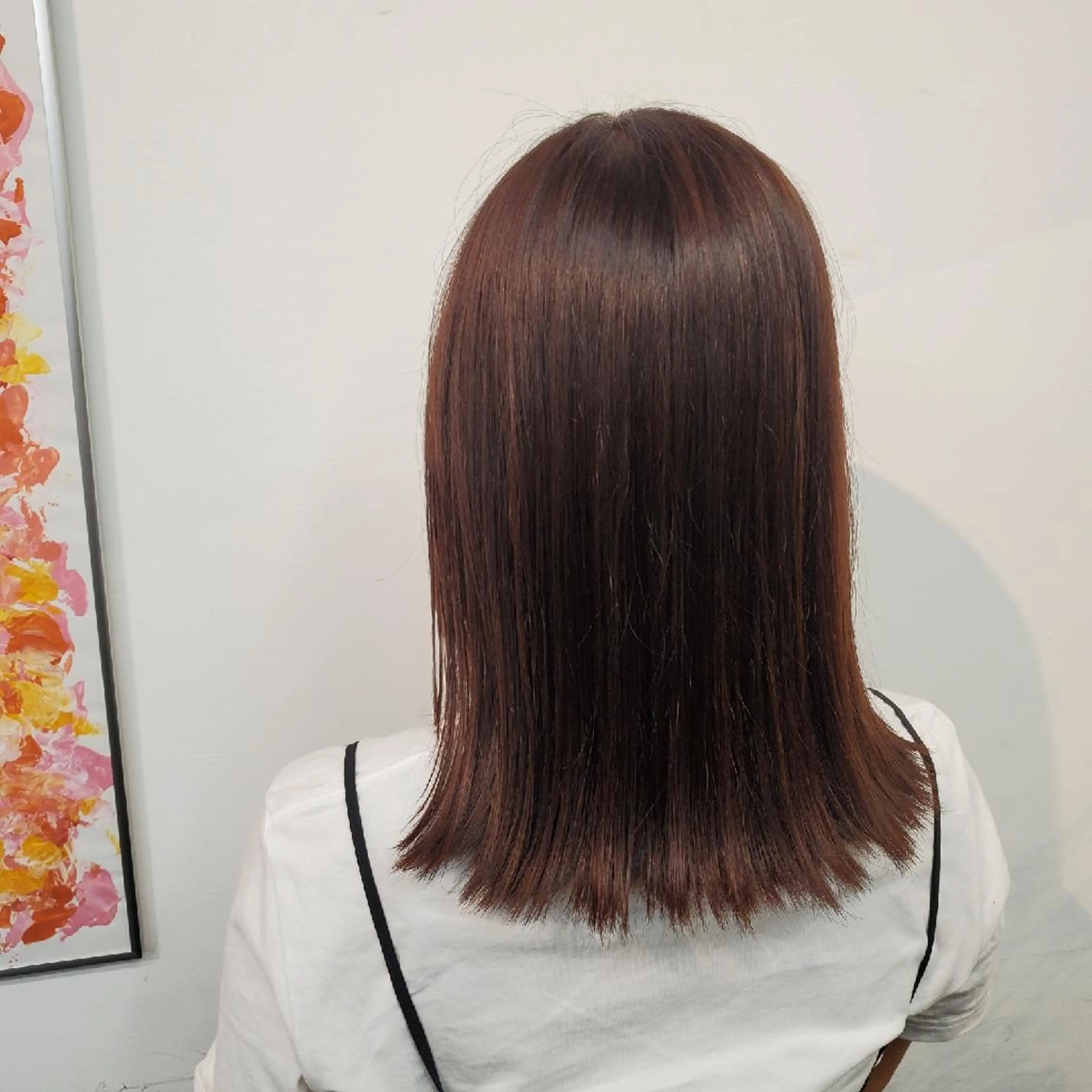 ミディアム カラー ブラウンカラー パーソナルカラー 診断🍀マリンのヘアスタイル