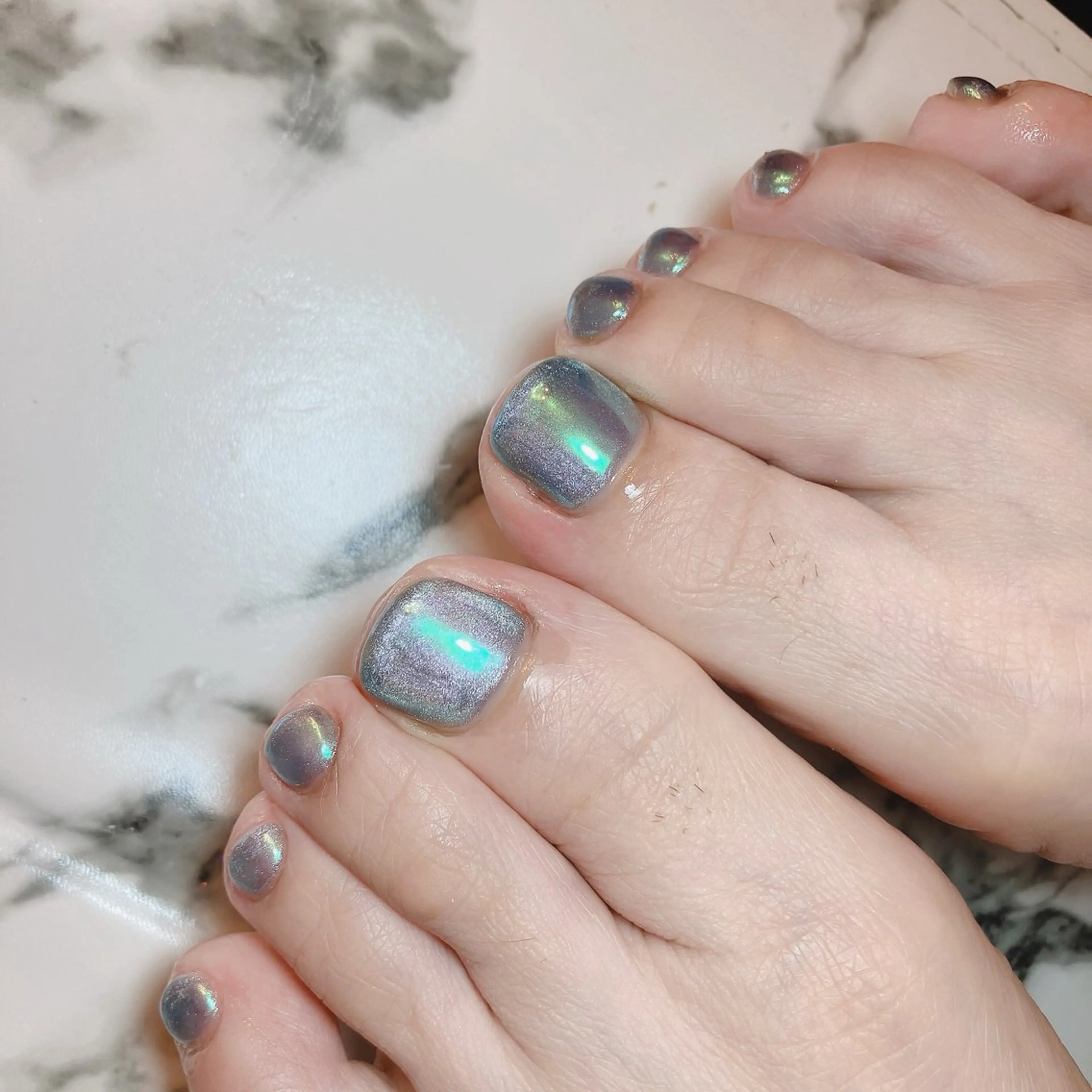 フットジェルネイル 定額or持ち込みデザインやりたい放題90分の写真