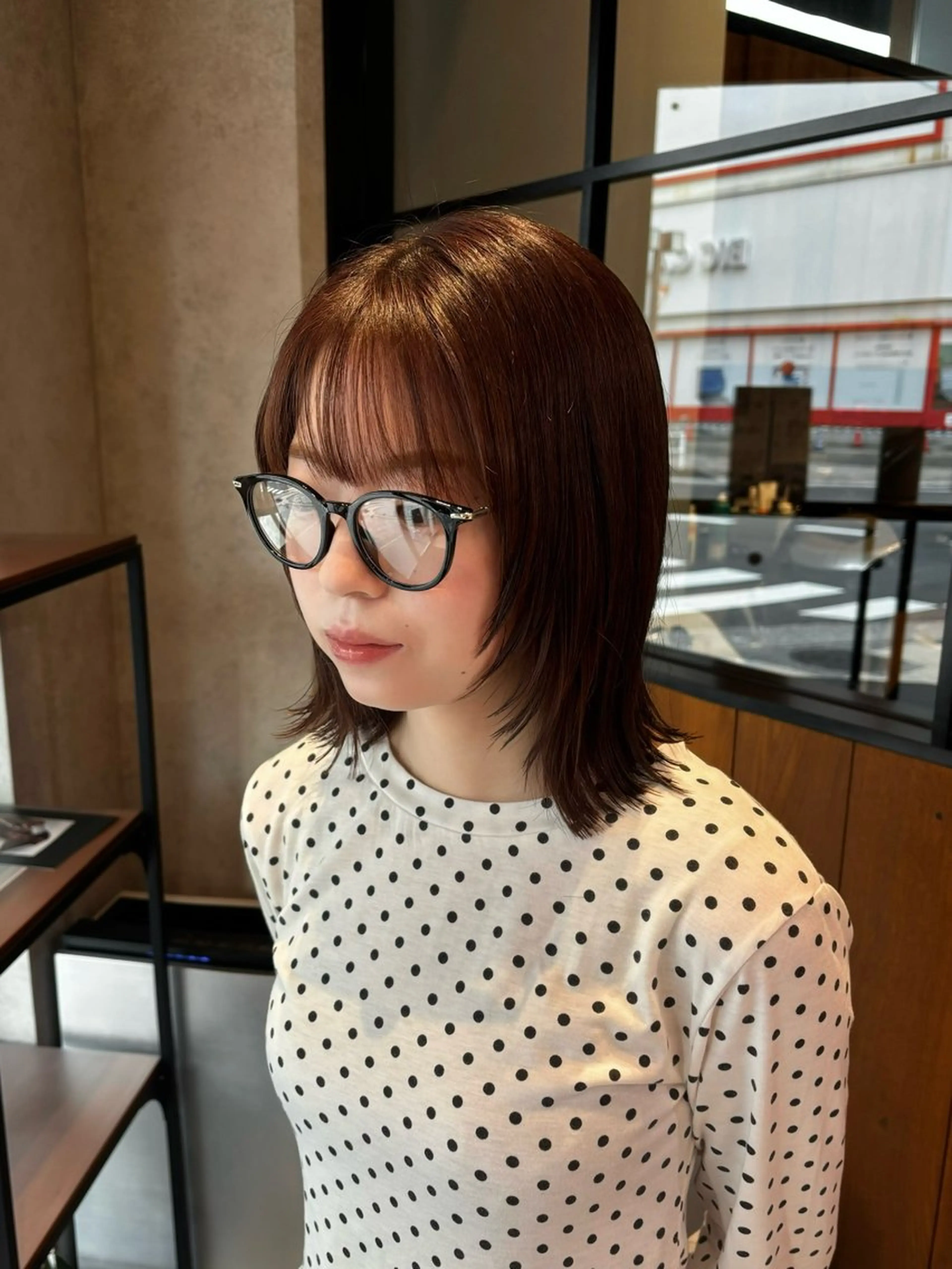 ミディアム Natsuki/韓国 ボブ/レイヤーカットのヘアスタイル
