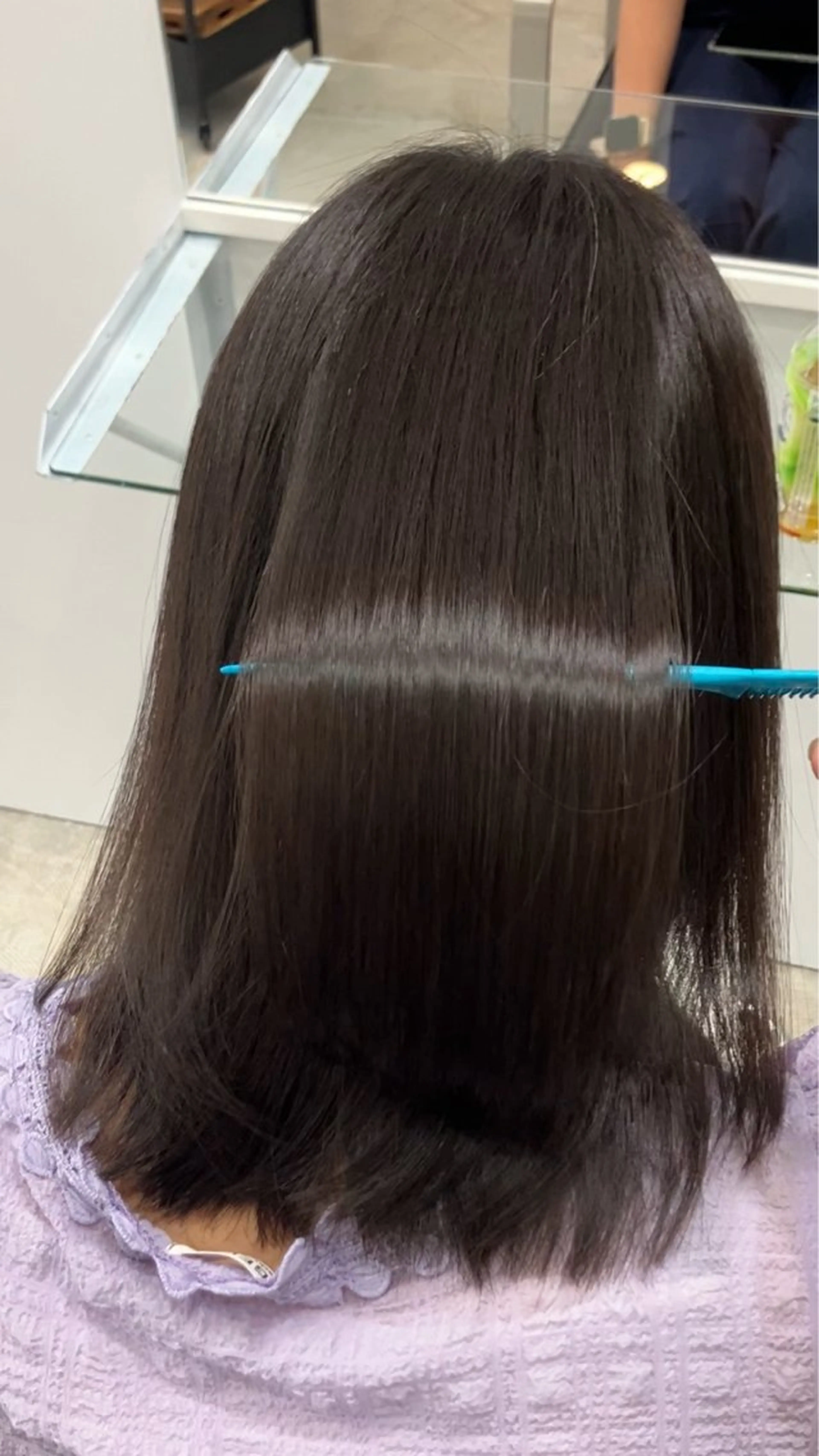 カット＋縮毛矯正の写真