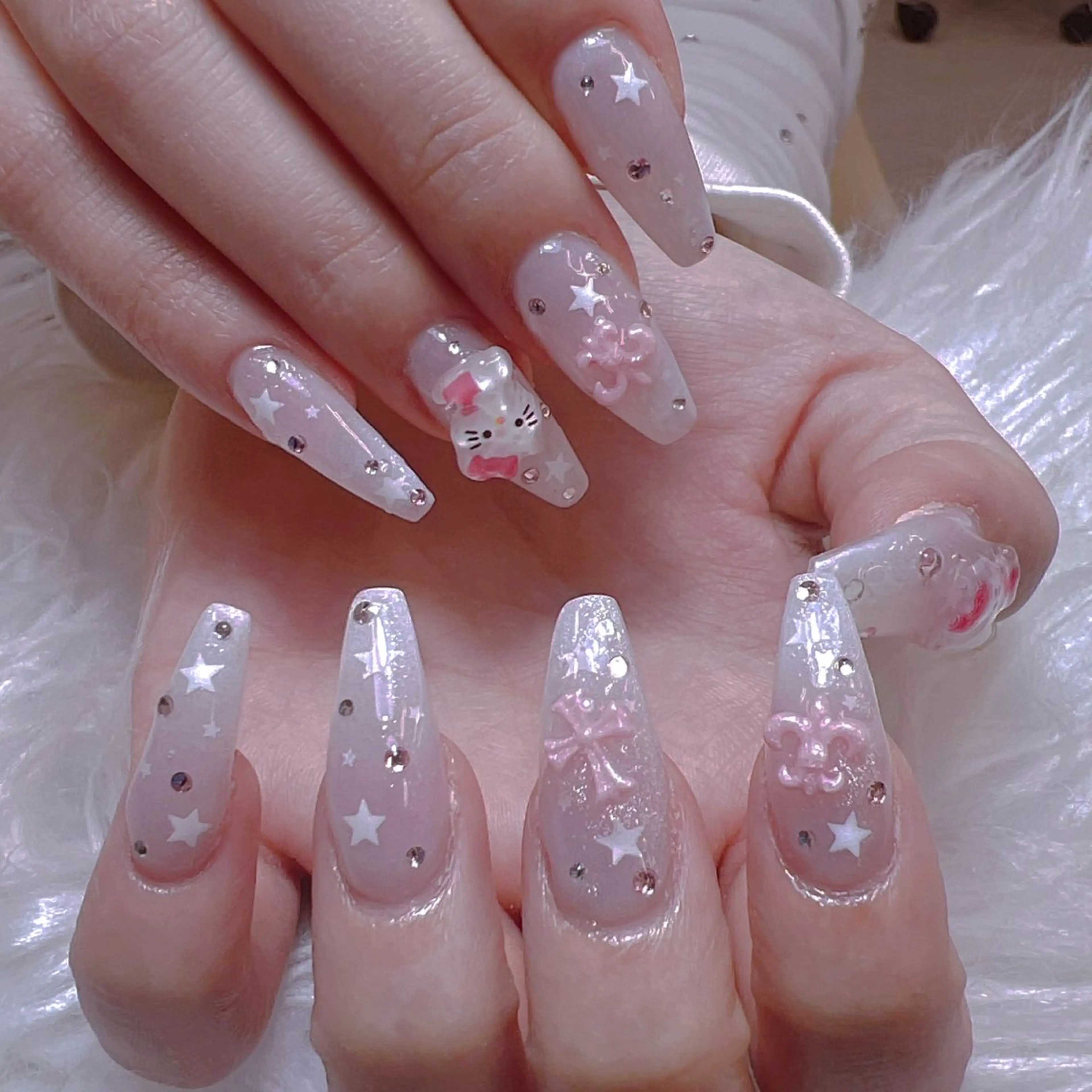 ネイル ANH ゴテゴテネイルのネイルデザイン