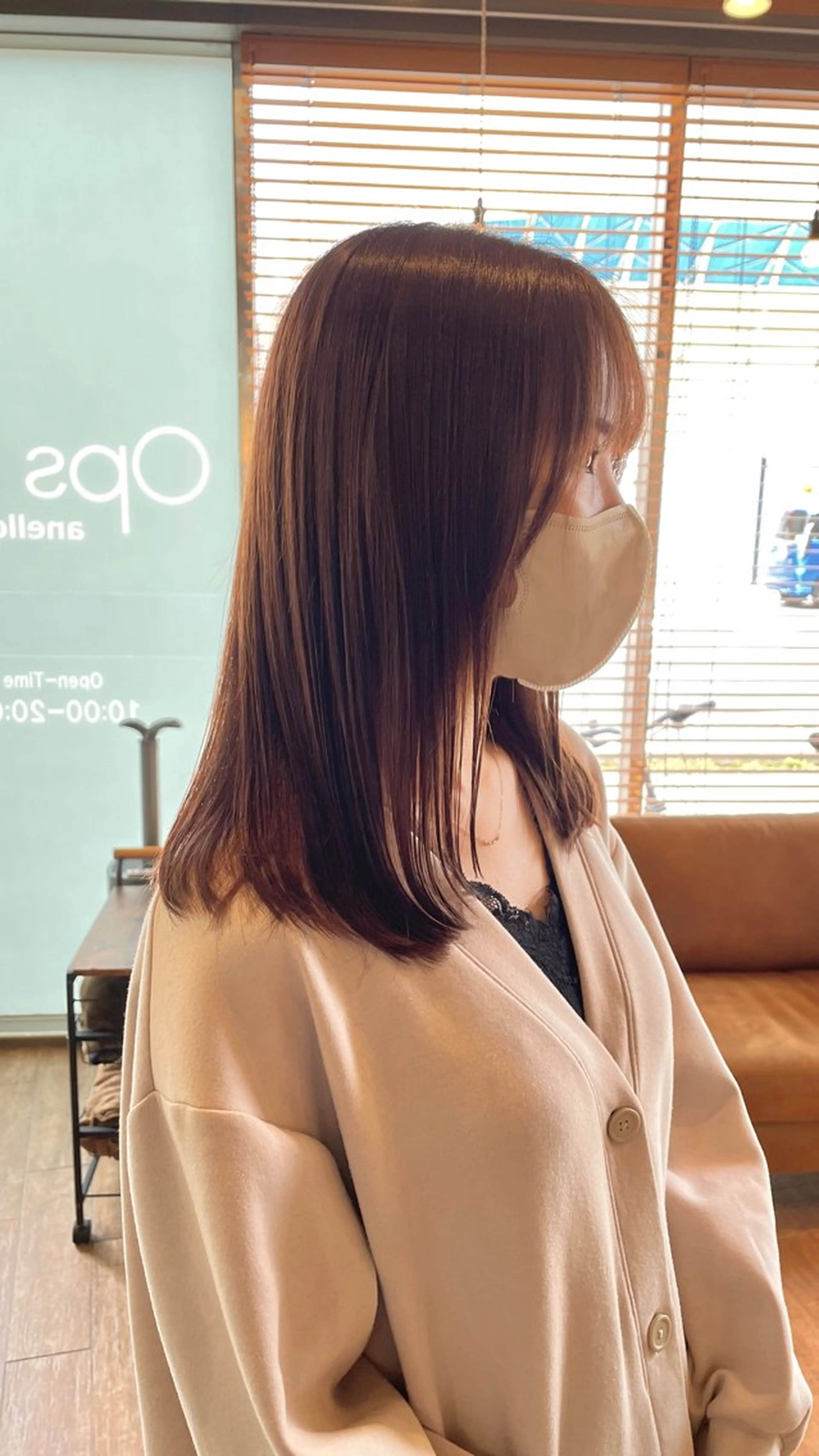 セミロング カラー パーマ 縮毛矯正 カット ヘアカラー 縮毛矯正 トリートメント ショート/ボブ/ メンズ/縮毛矯正のヘアスタイル