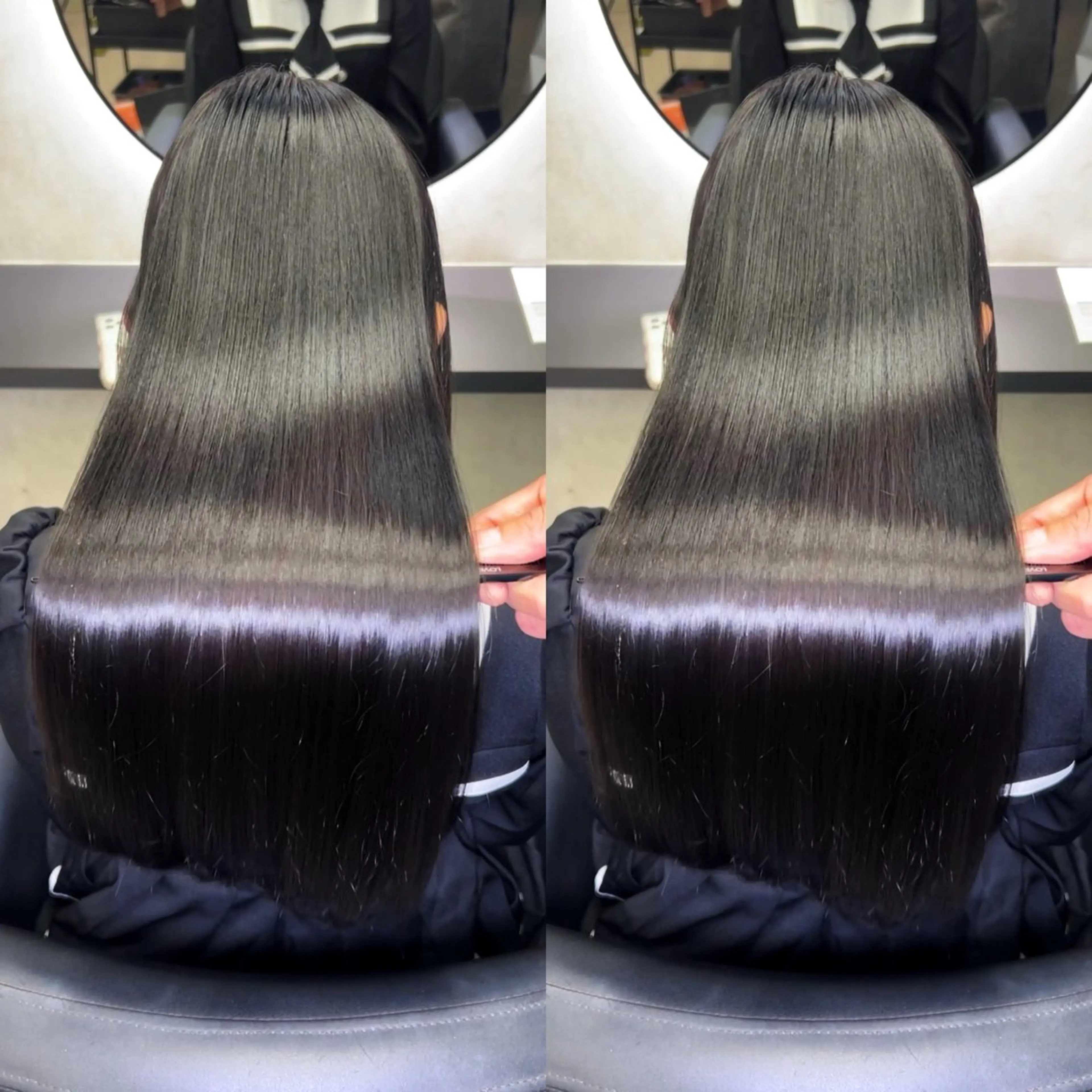 ロング カラー 髪質改善 韓国風ヘア ロング 縮毛矯正 カット ヘアカラー トリートメント 新宿/美髪矯正 髪質改善/韓国風山本のヘアスタイル