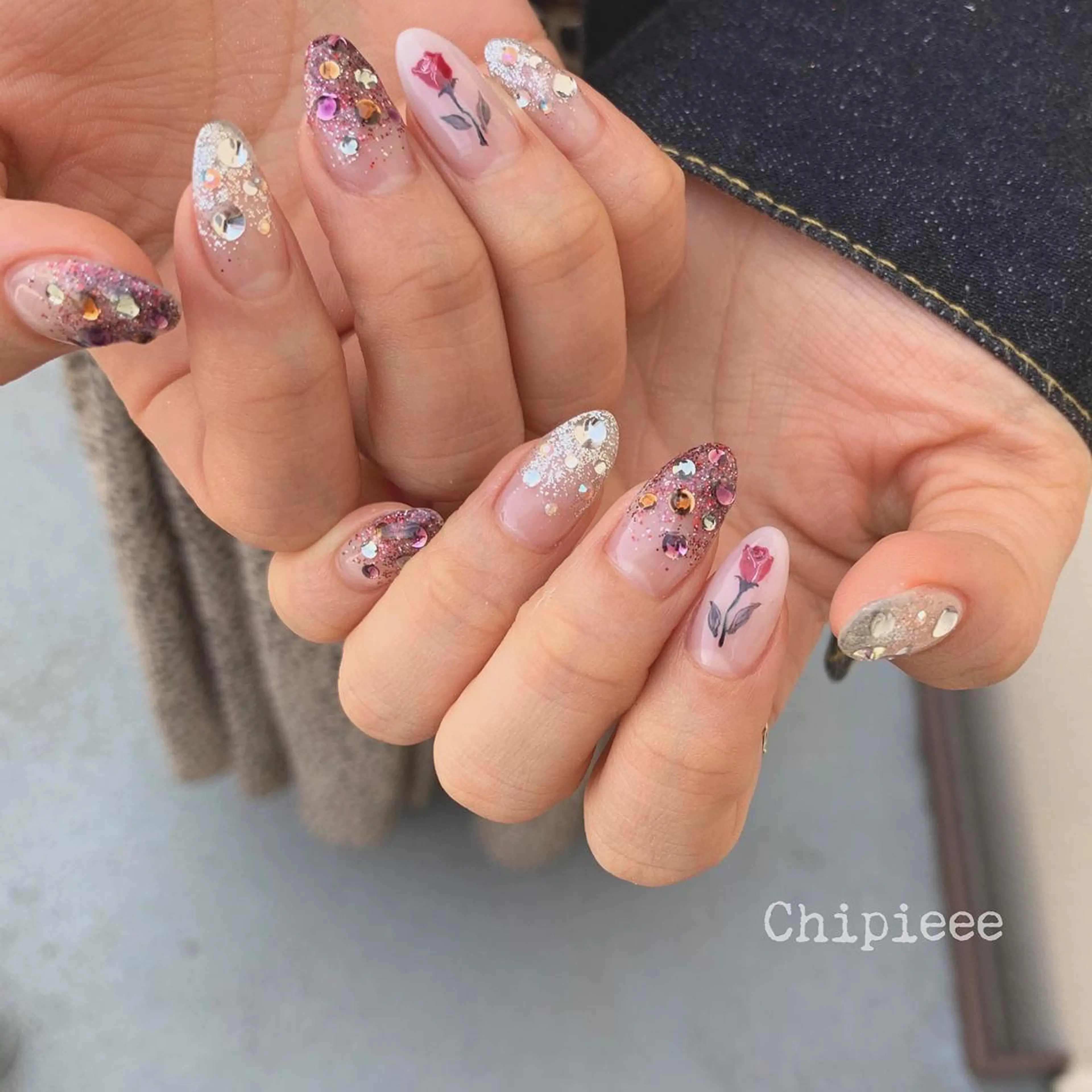 ネイル ハンドネイル revia所属・ERI Nailistのネイルデザイン