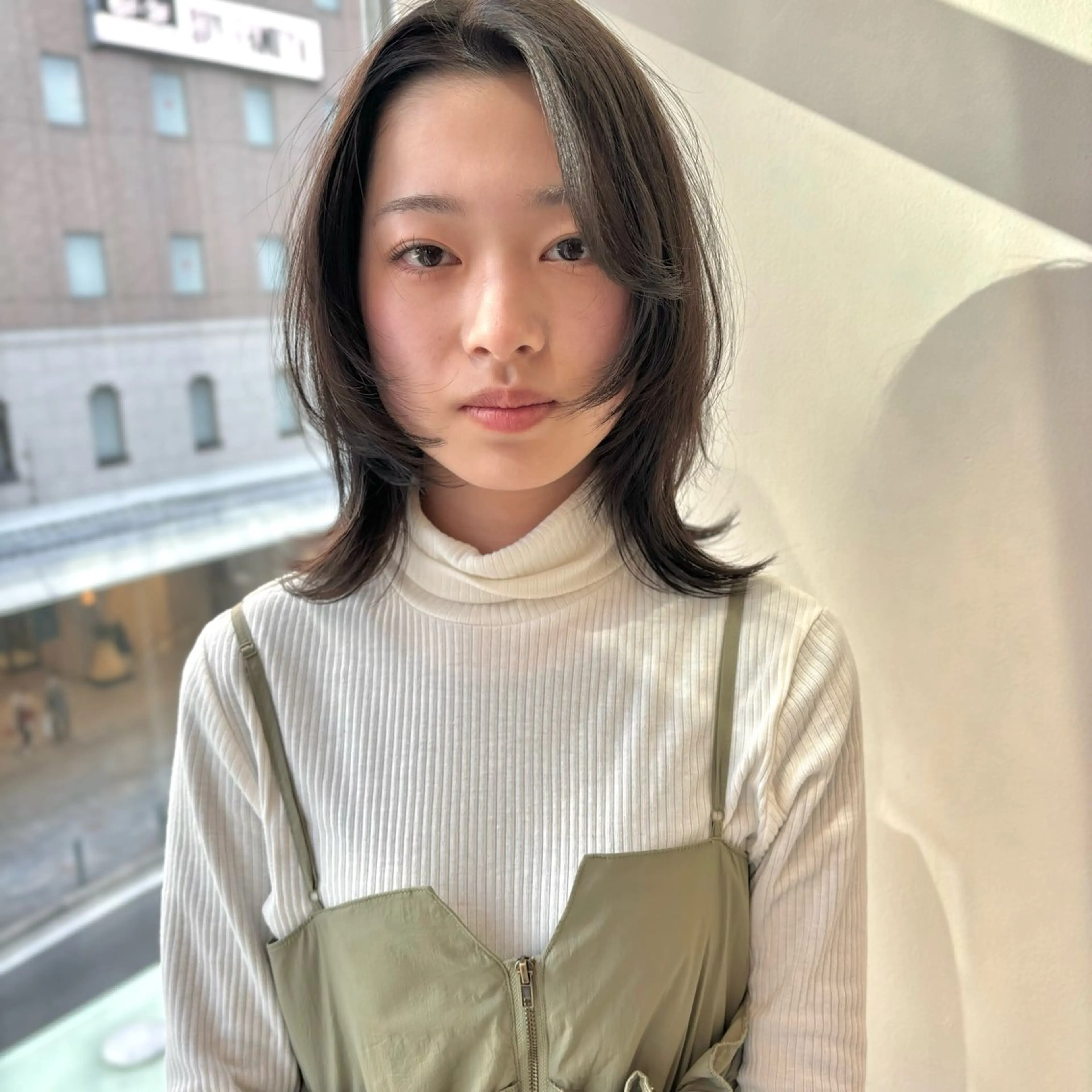 ミディアム ハッシュカット/四条 烏丸/寺本弘樹のヘアスタイル