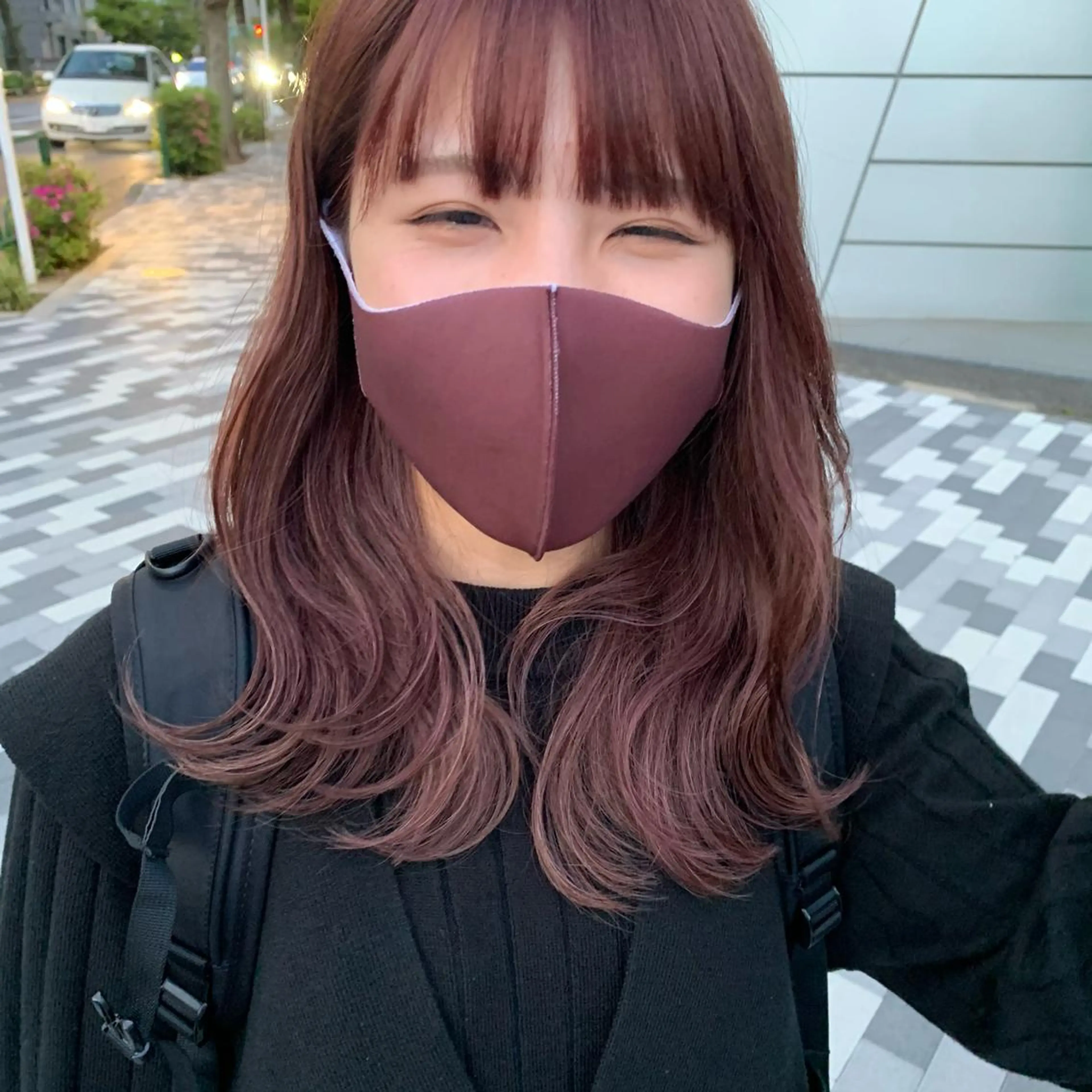 ミディアム カラー Shibata Mizukiのヘアスタイル