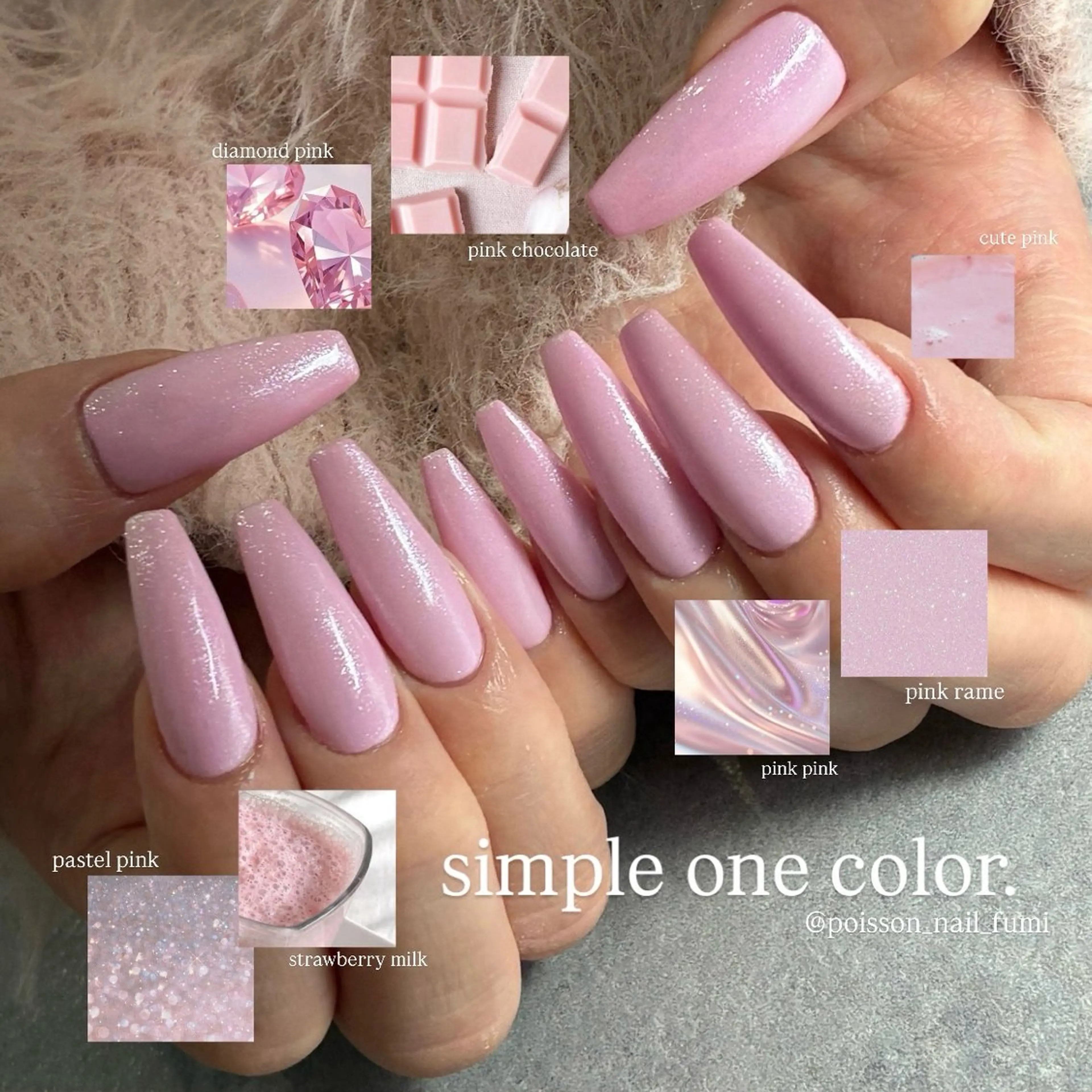 ネイル Fumi ポップ/ナチュラルのネイルデザイン