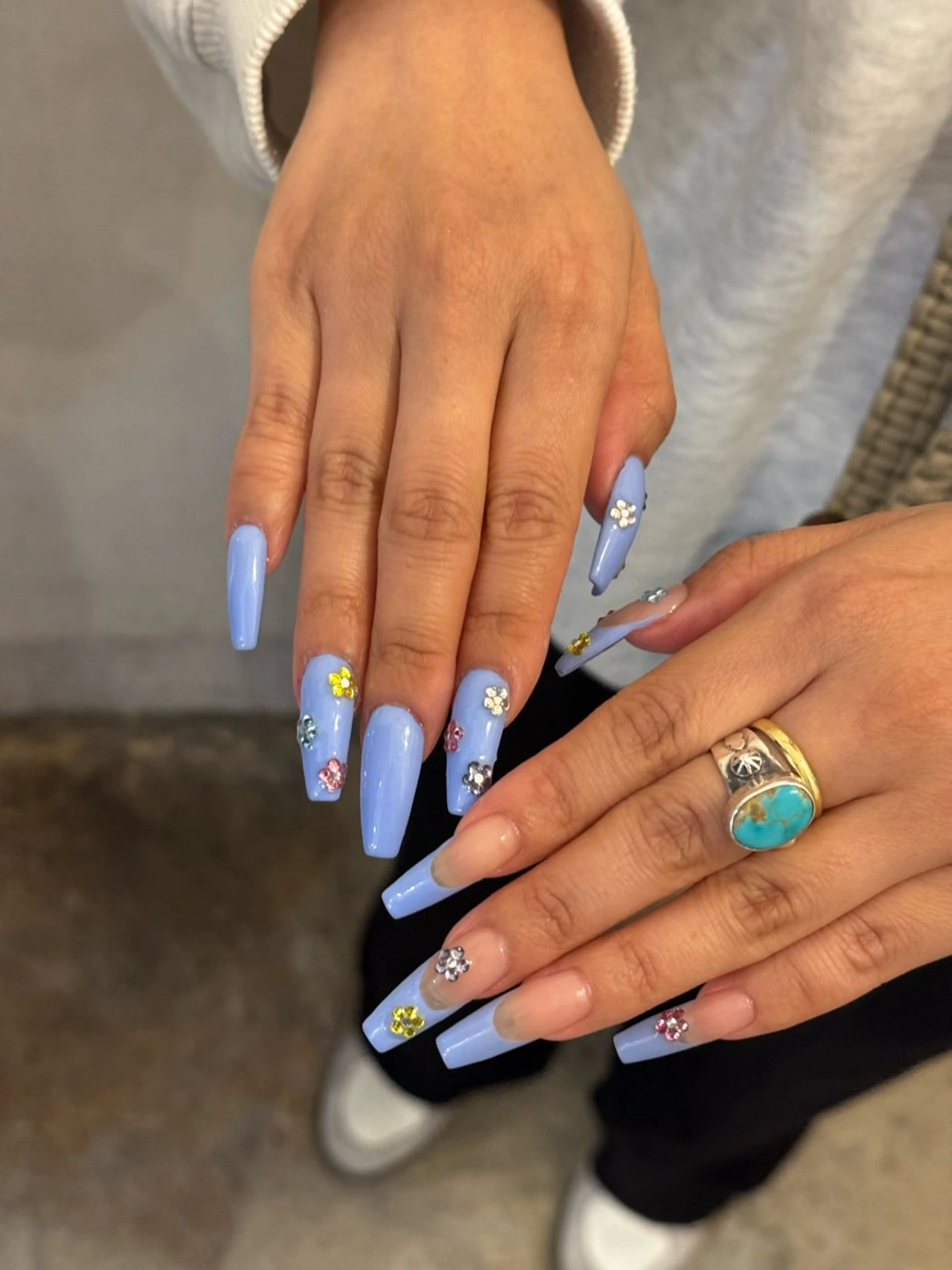 ネイル 春ネイル ハンドネイル Nes.nail 那覇松山のネイルデザイン