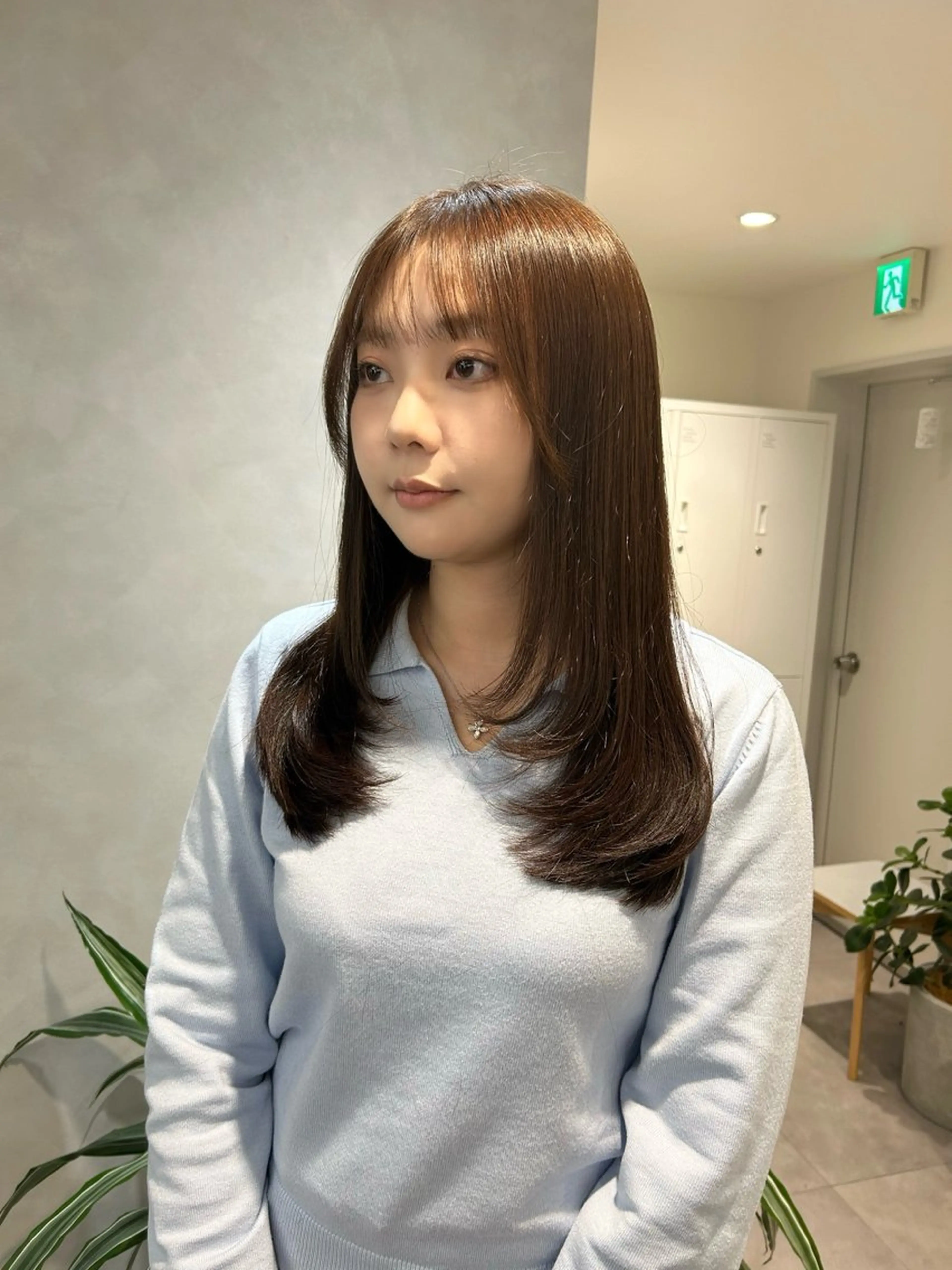 セミロング カラー Hatsune 🐯レイヤーカットのヘアスタイル