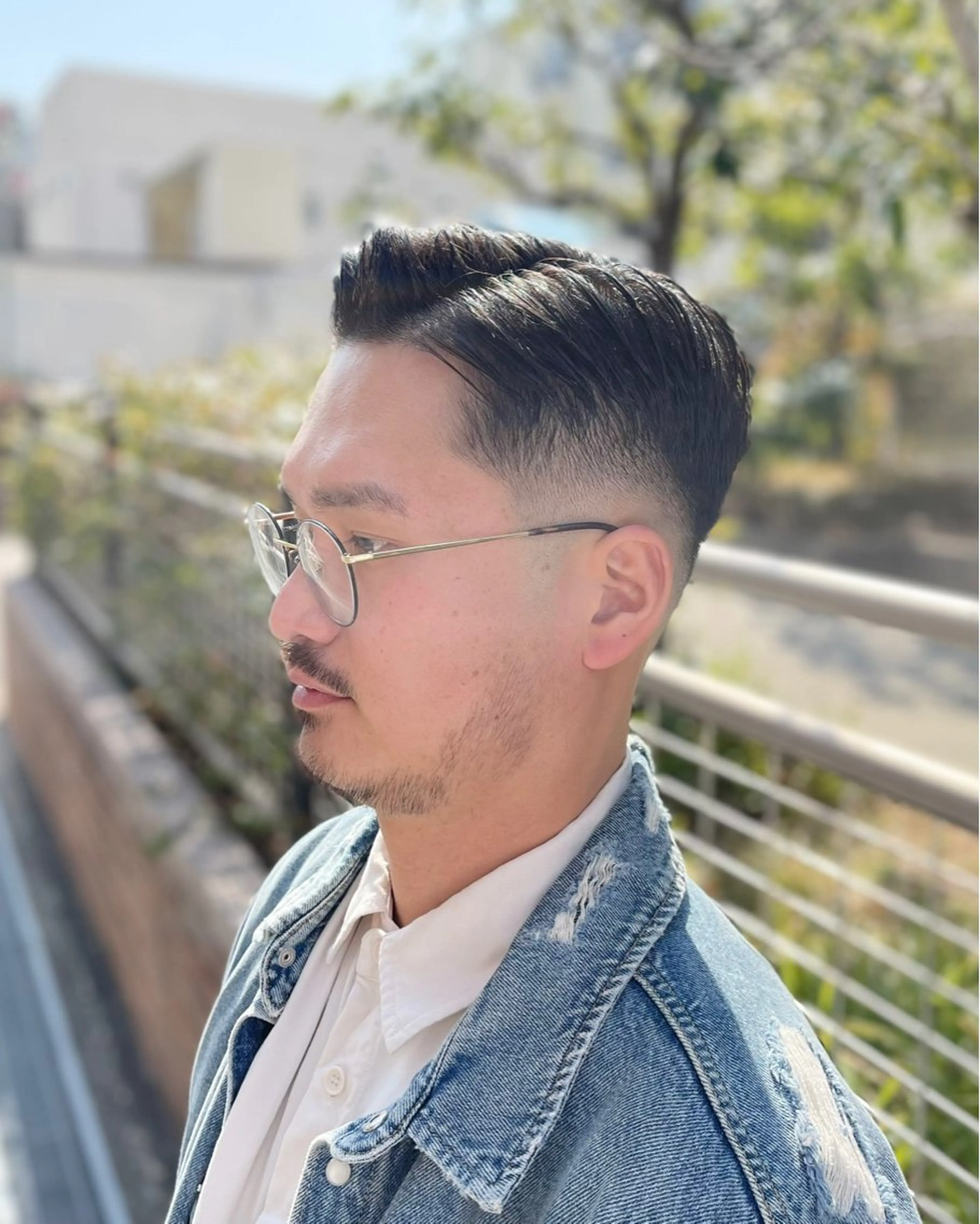 ショート 天王寺で1番人気の フェード師/大野尋哉のヘアスタイル