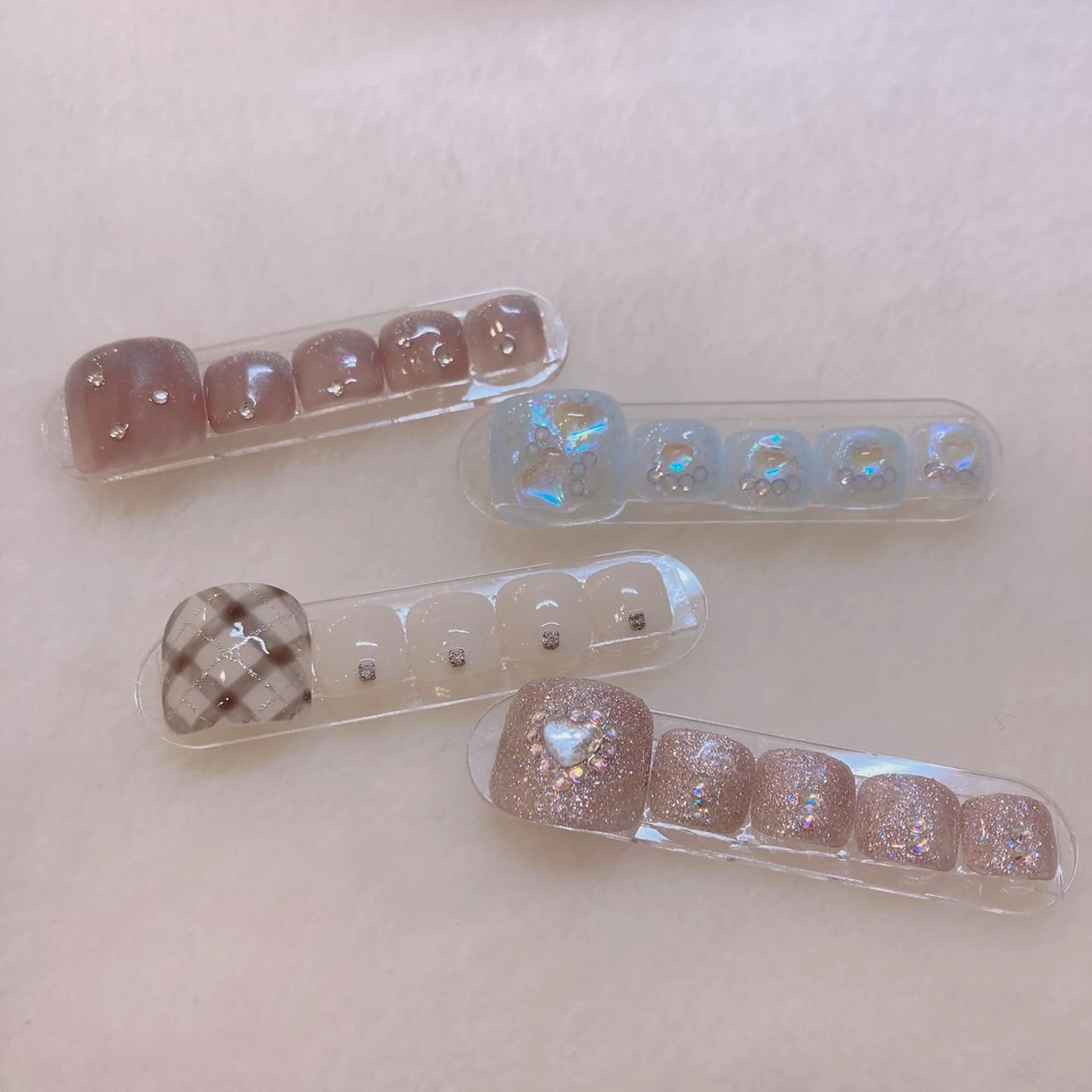 ネイル フットネイル 韓国ネイル/ワンホン ネイル🎀表参道3分のネイルデザイン