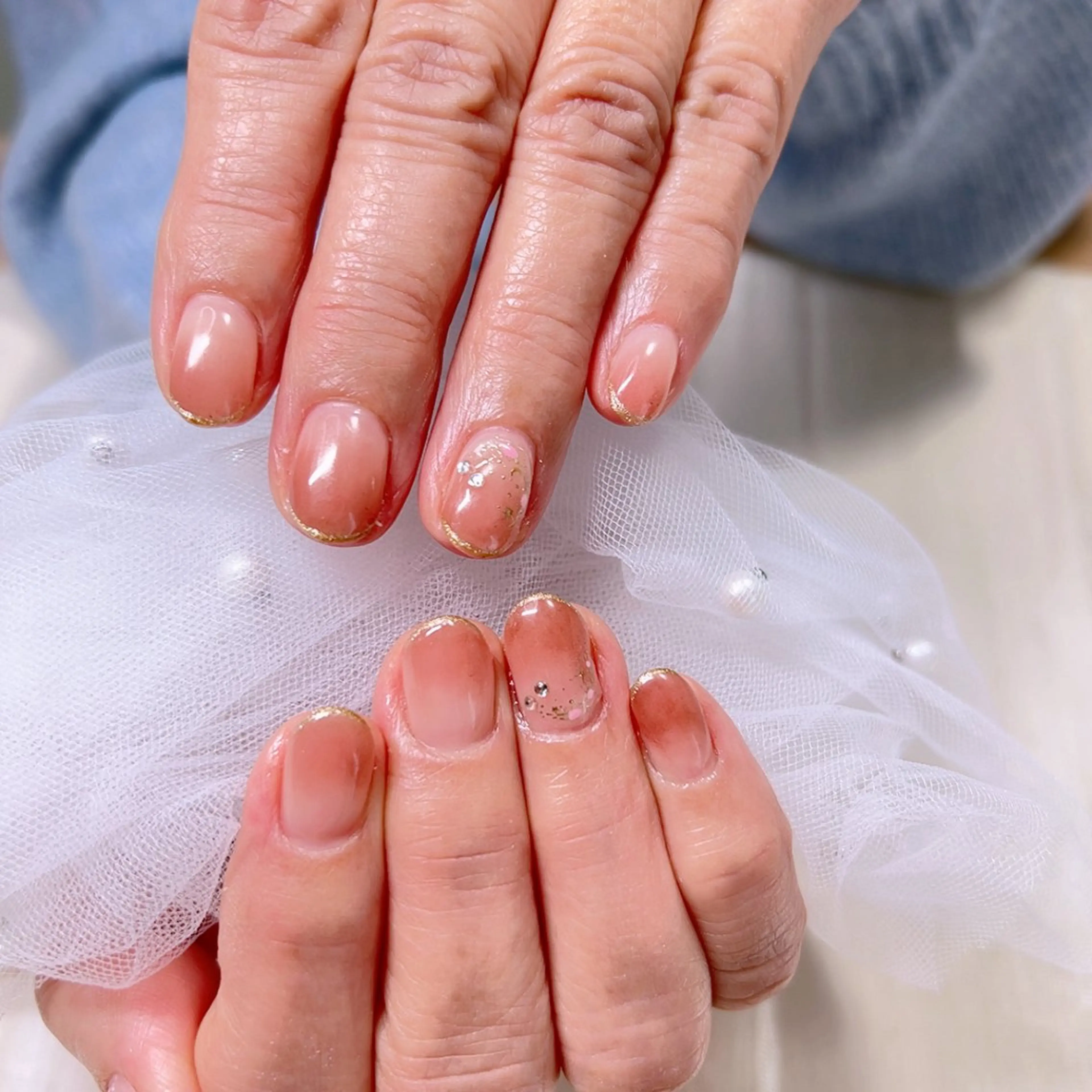 ネイル フレンチネイル オフィスネイル シンプルネイル Cute Tips nailのネイルデザイン